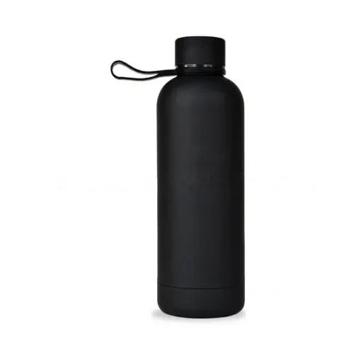 Soft Touch Stainless Steel Water Bottle With Handle