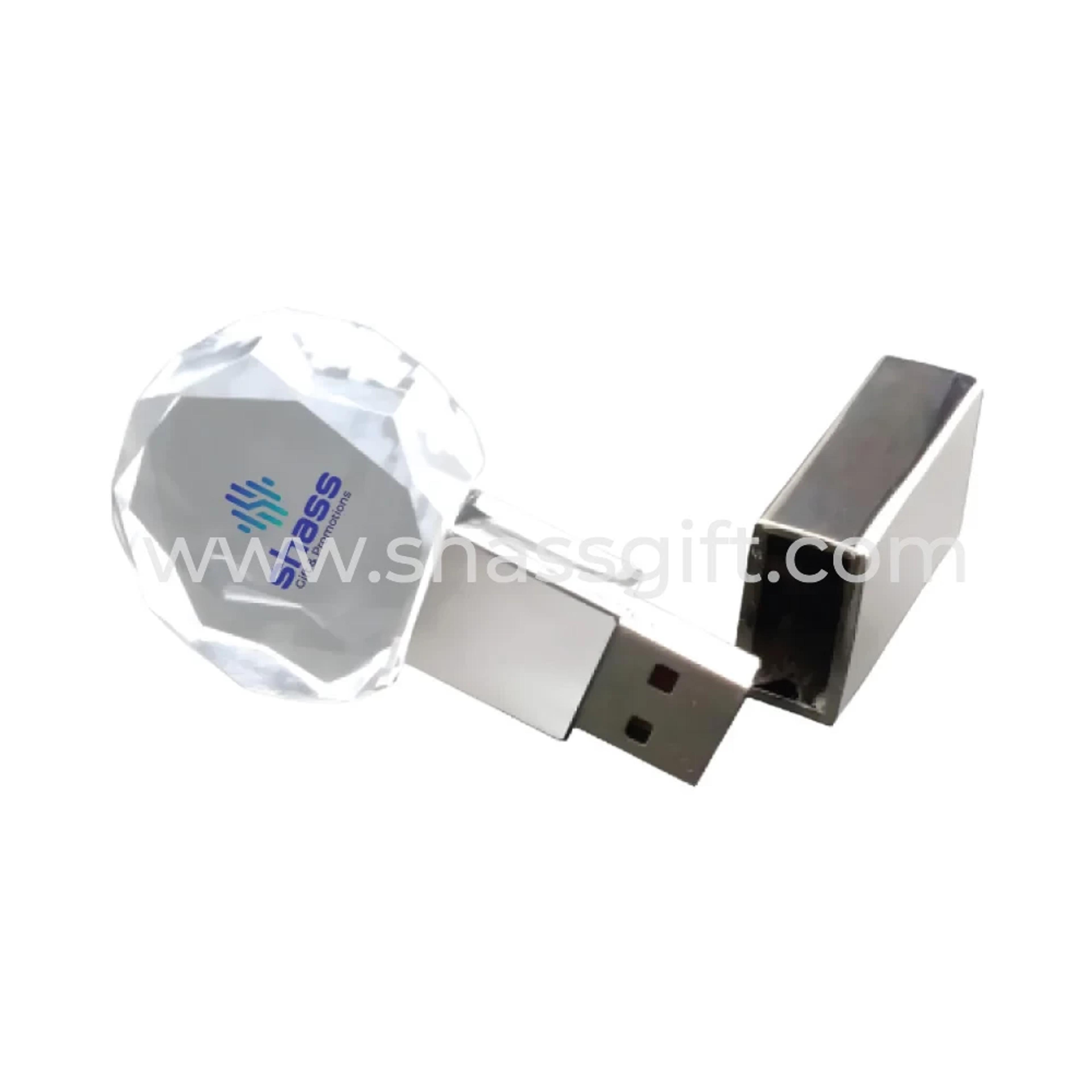 Round Crystal USB