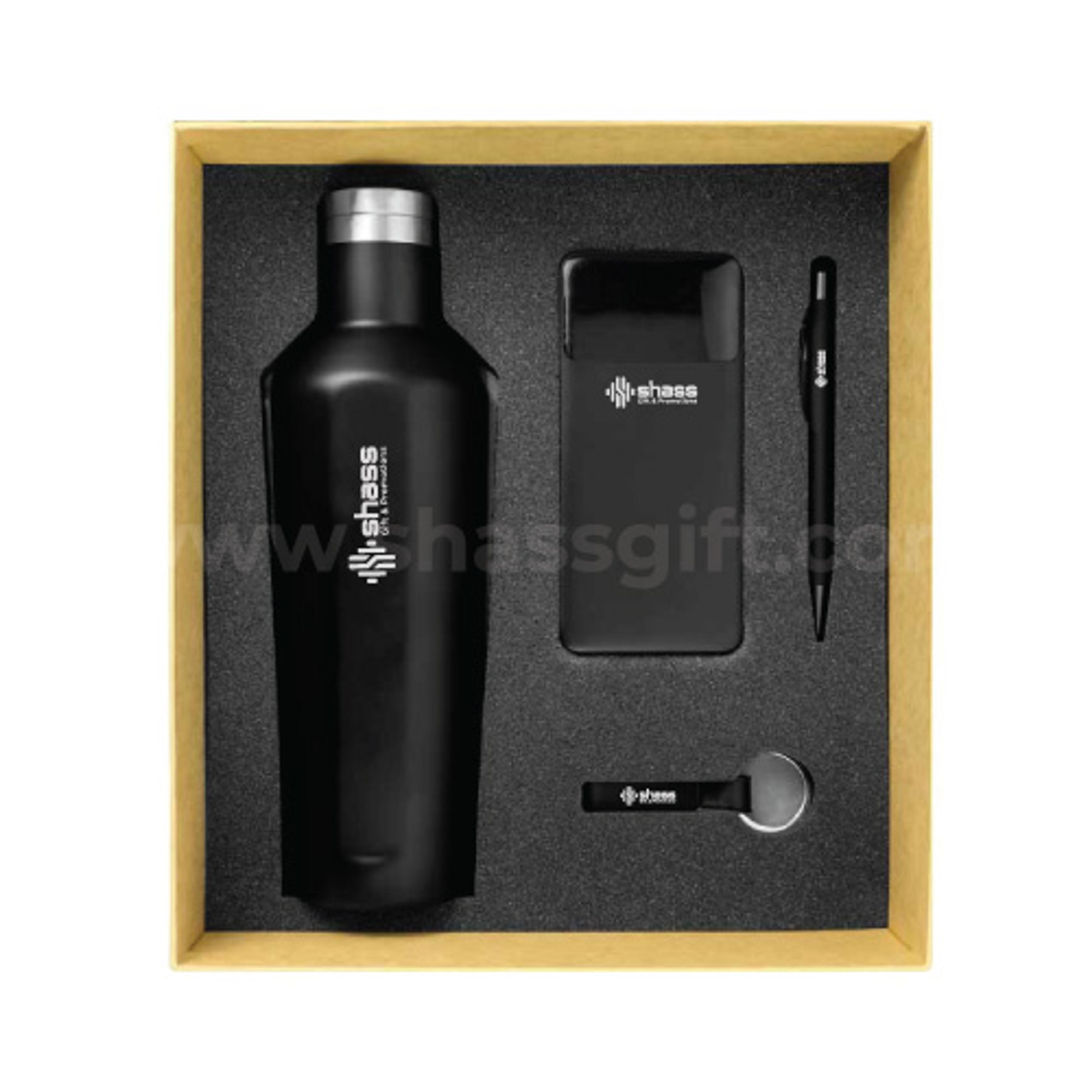 Black Theme Gift Sets in Cardboard Gift Box