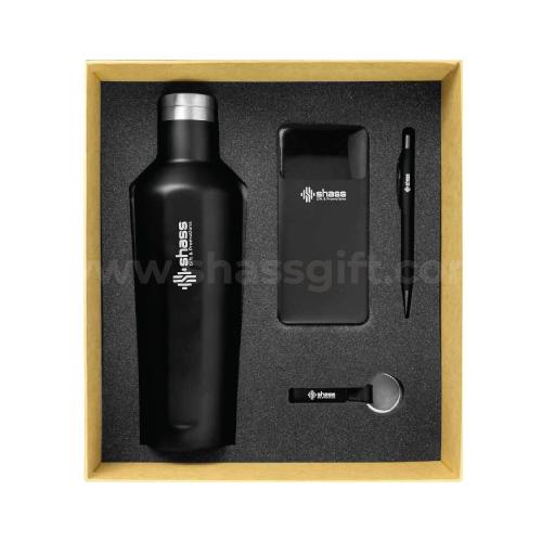 Black Theme Gift Sets in Cardboard Gift Box