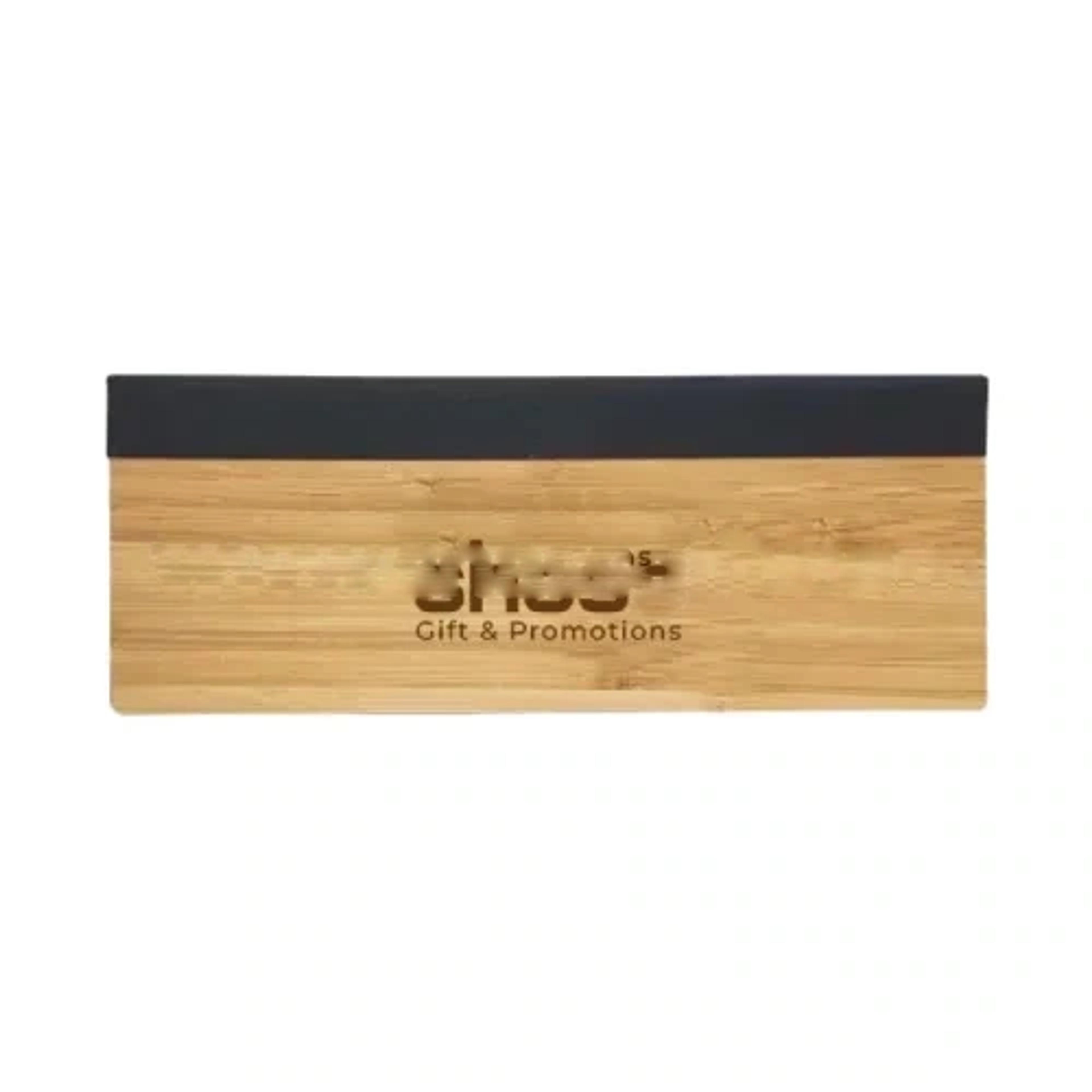 Bamboo Pen Box with Velvet Interior