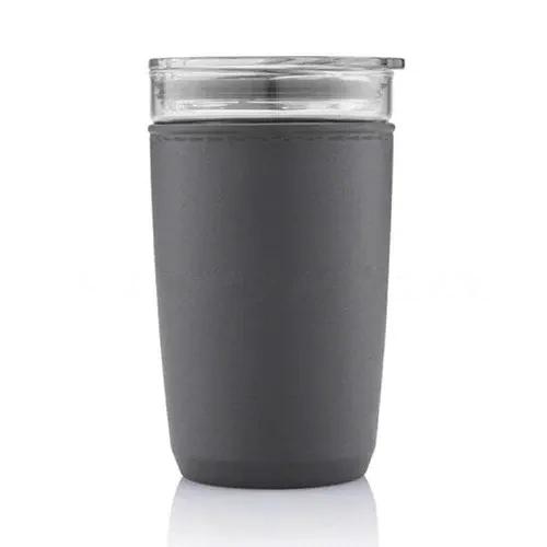Premium Glass Tumbler With Recycled Protective Sleeve