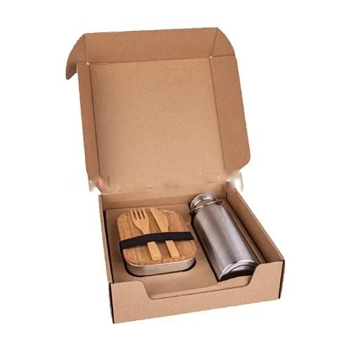 Set Of Lunch Box And Vacuum Bottle