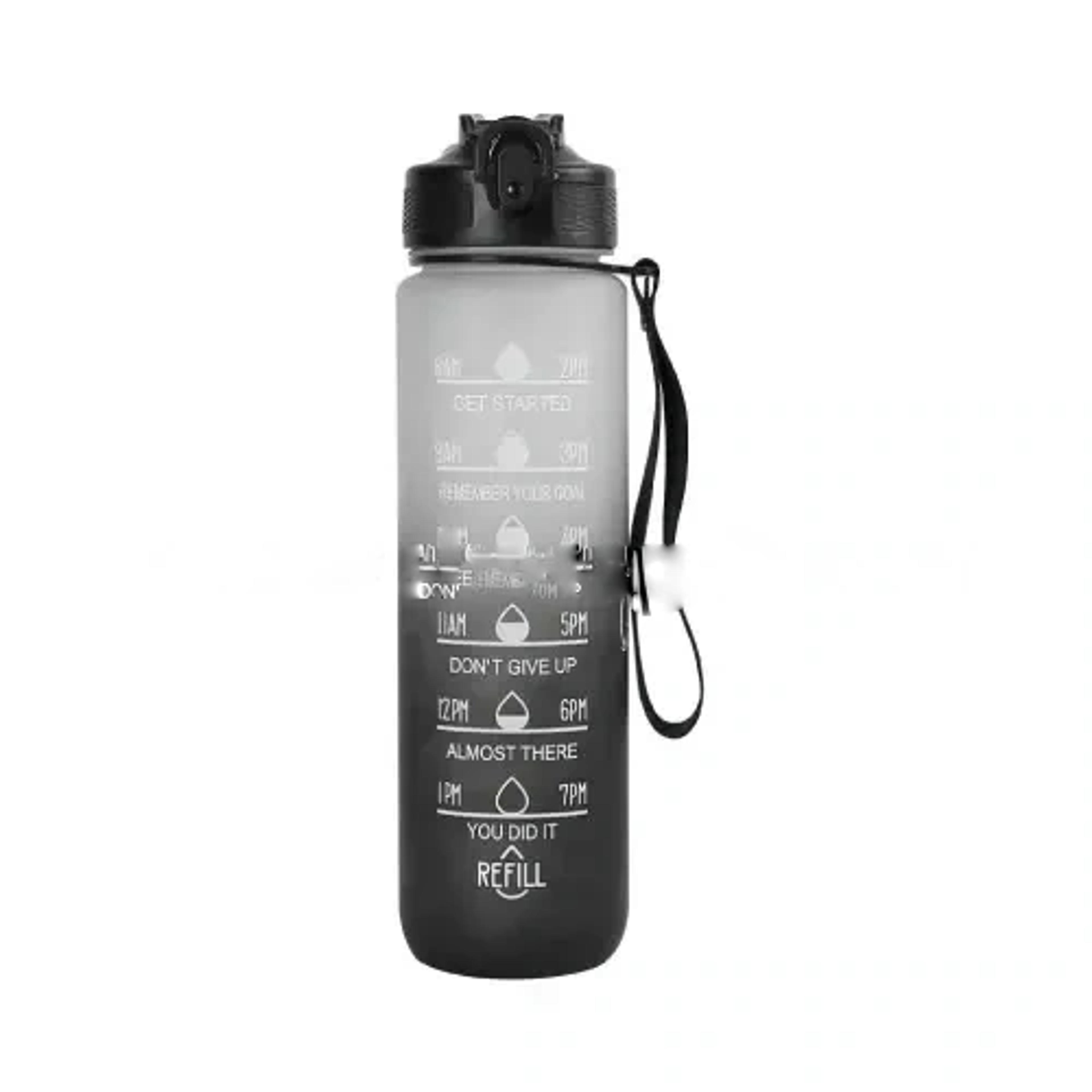 Time Marked Water Bottles 1000 ml