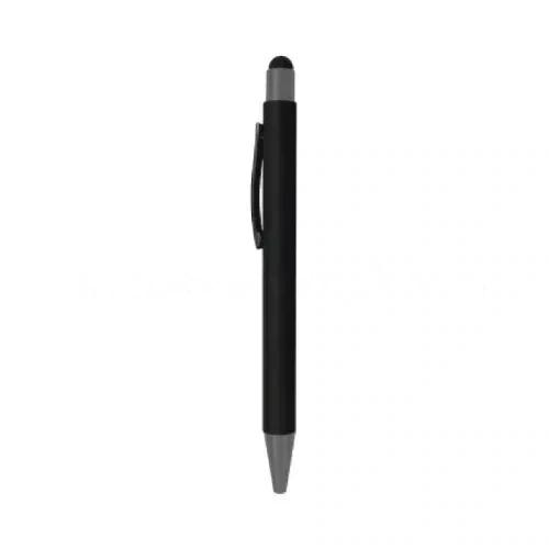 Slim Body Color Promotional Pen With Black Stylus