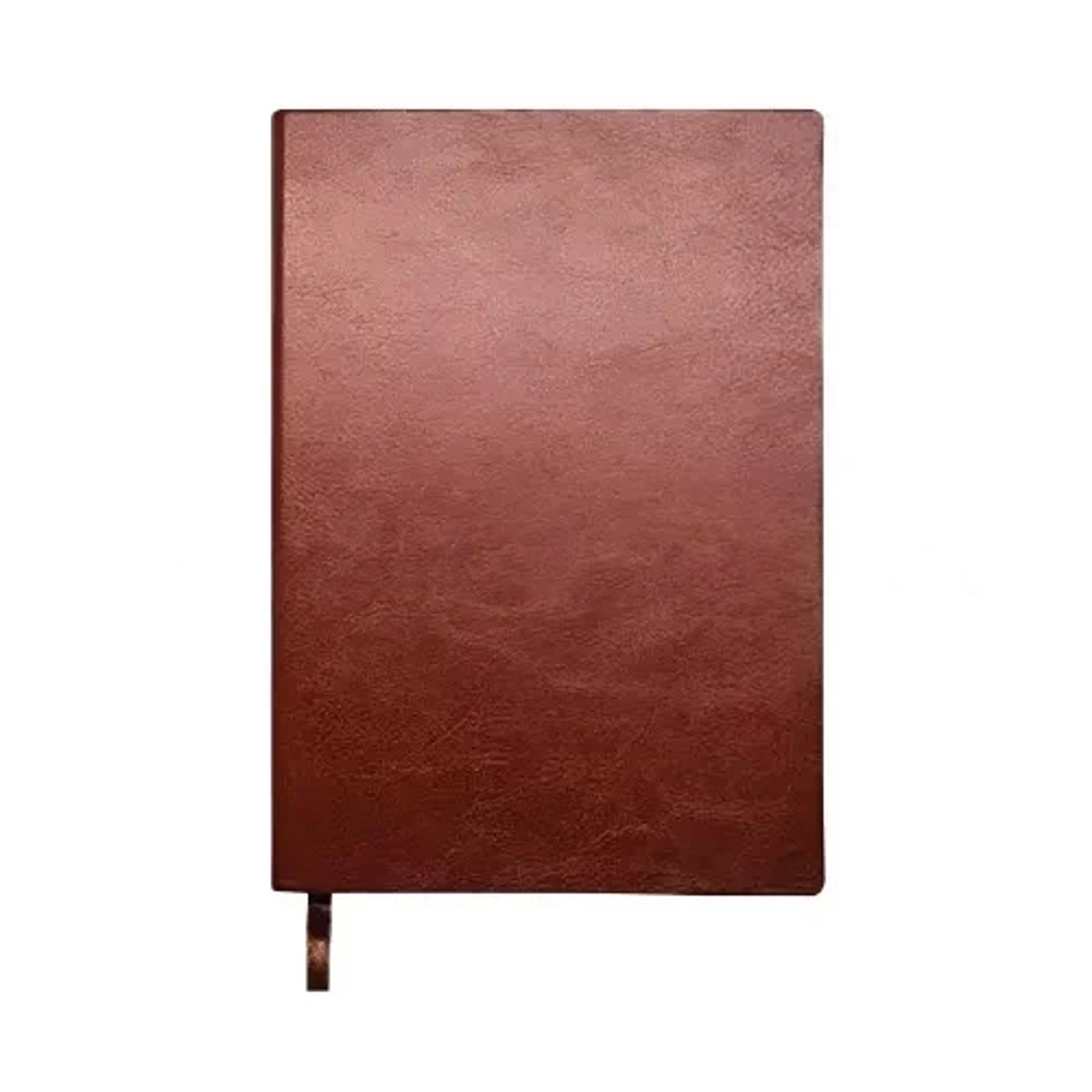 A5 Tan Glossy Notebook