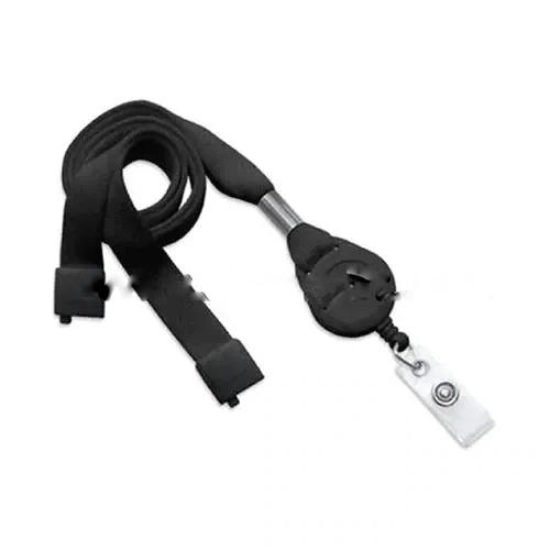 Lanyard With Reel Badge & Safety Lock