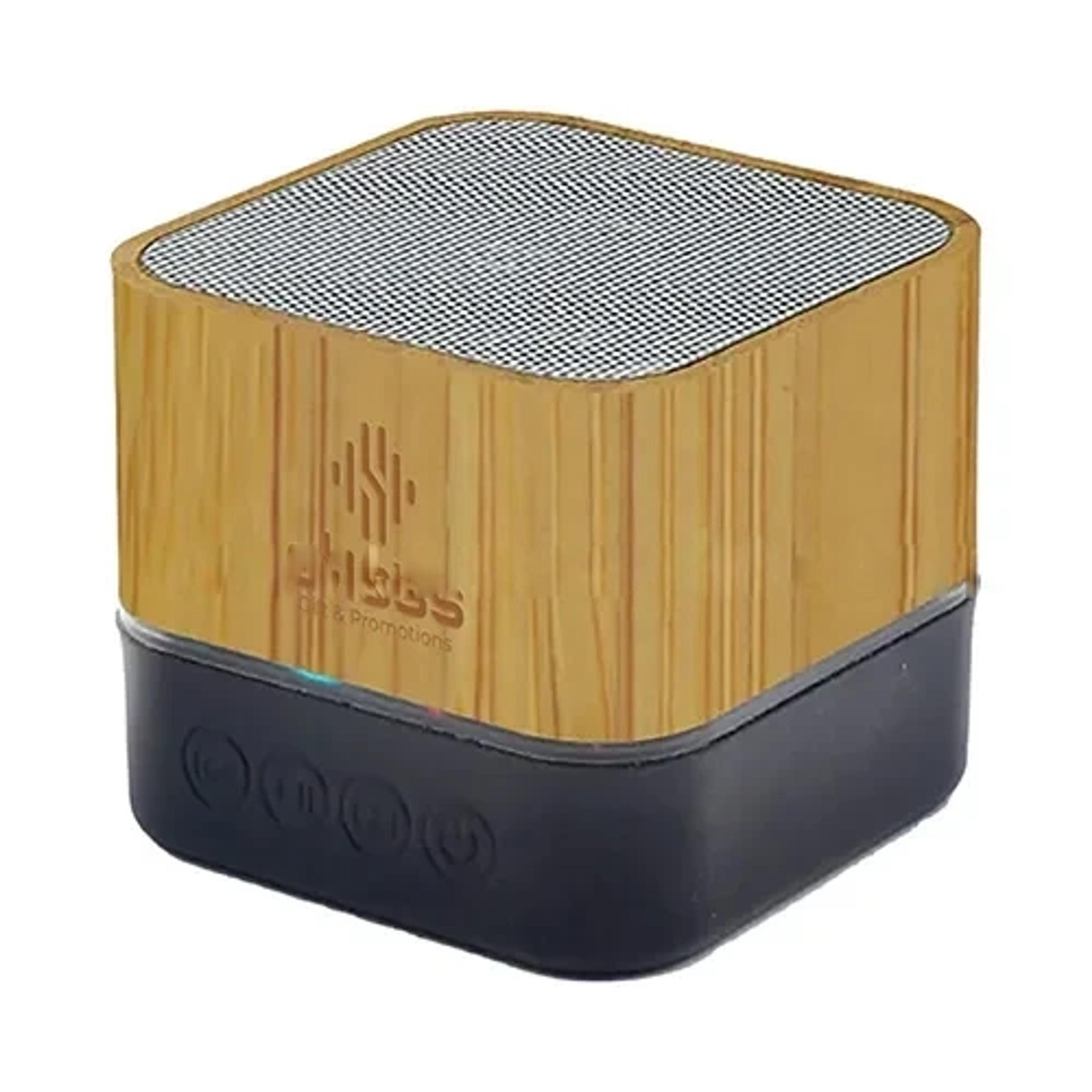 Cube Bamboo Bluetooth Speaker