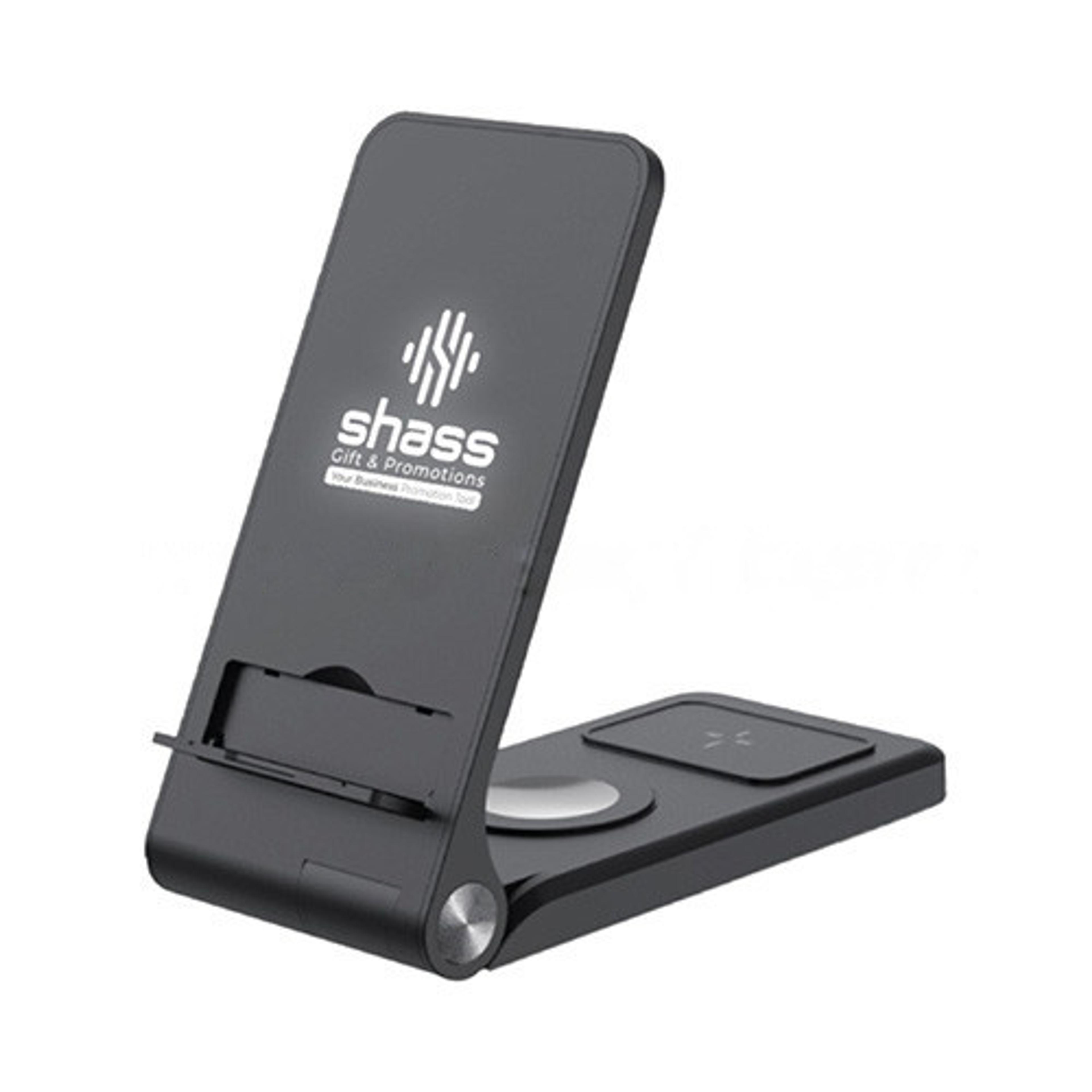 Foldable Wireless Charging Station 15w &amp; Light Up Logo