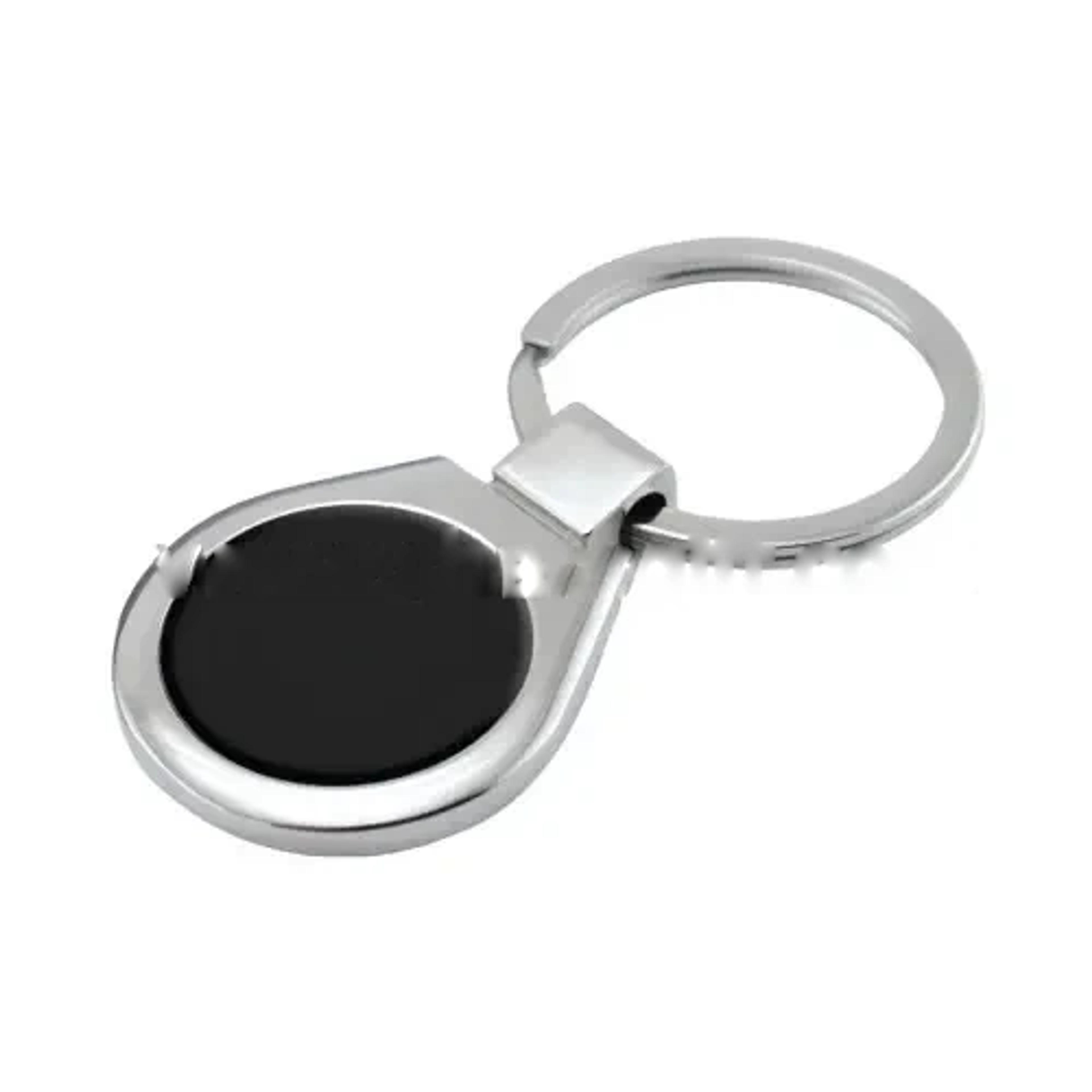 Metal Keychain With Epoxy
