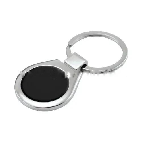 Metal Keychain With Epoxy