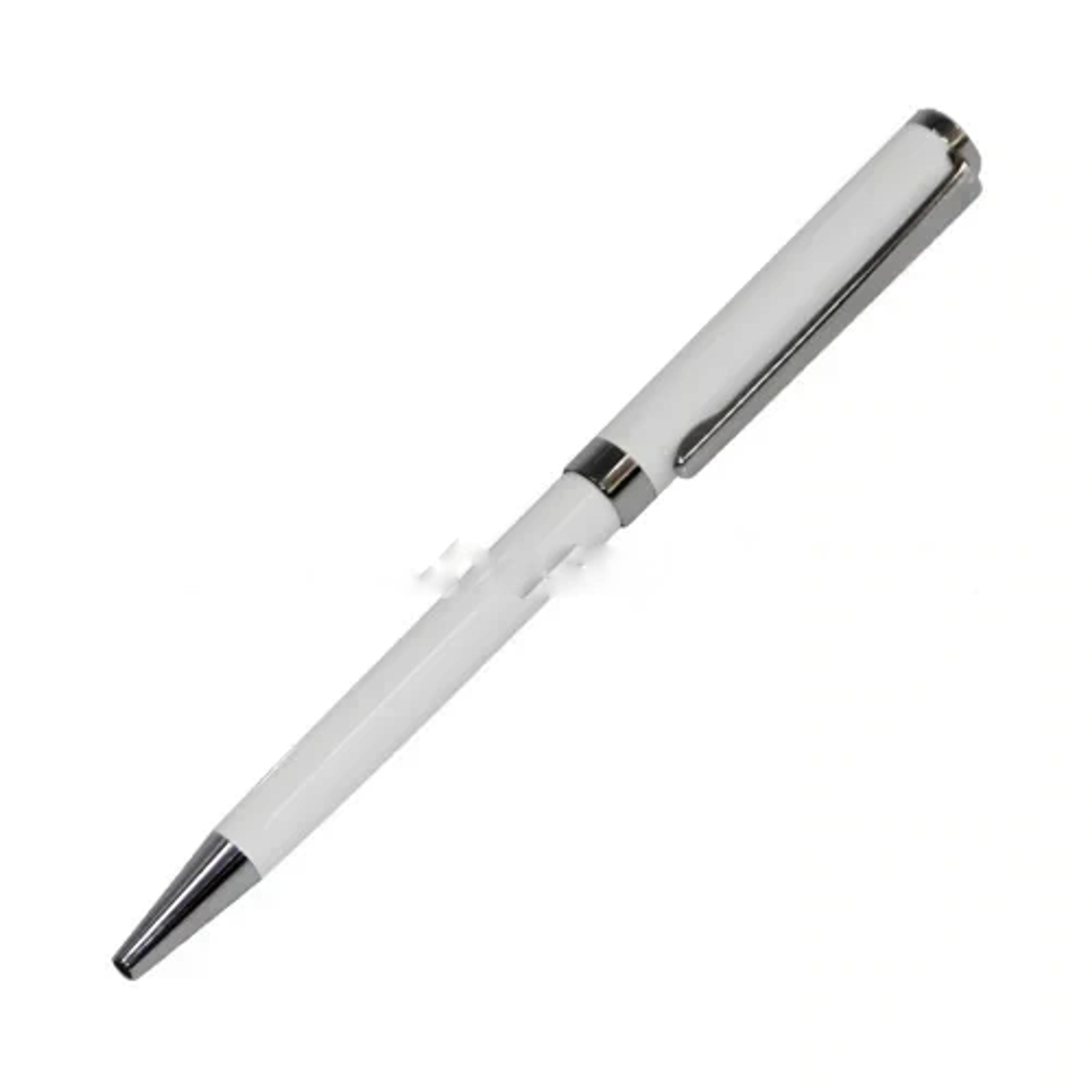 White Twist Promotional Metal Pen