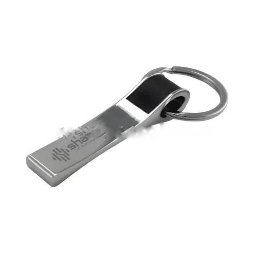 Long Vertical Metal Keychain