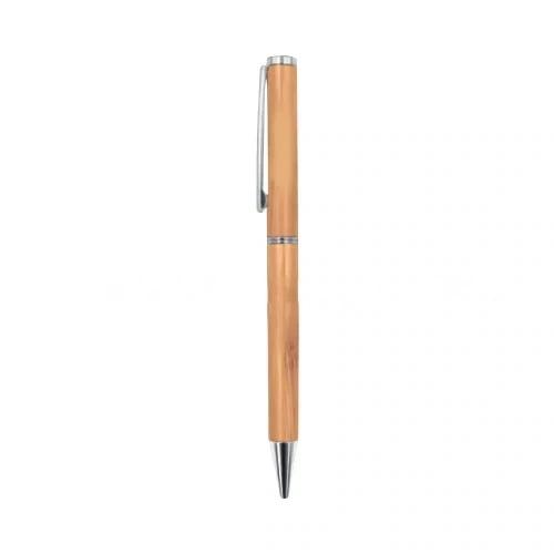 Bamboo Pen With Clip
