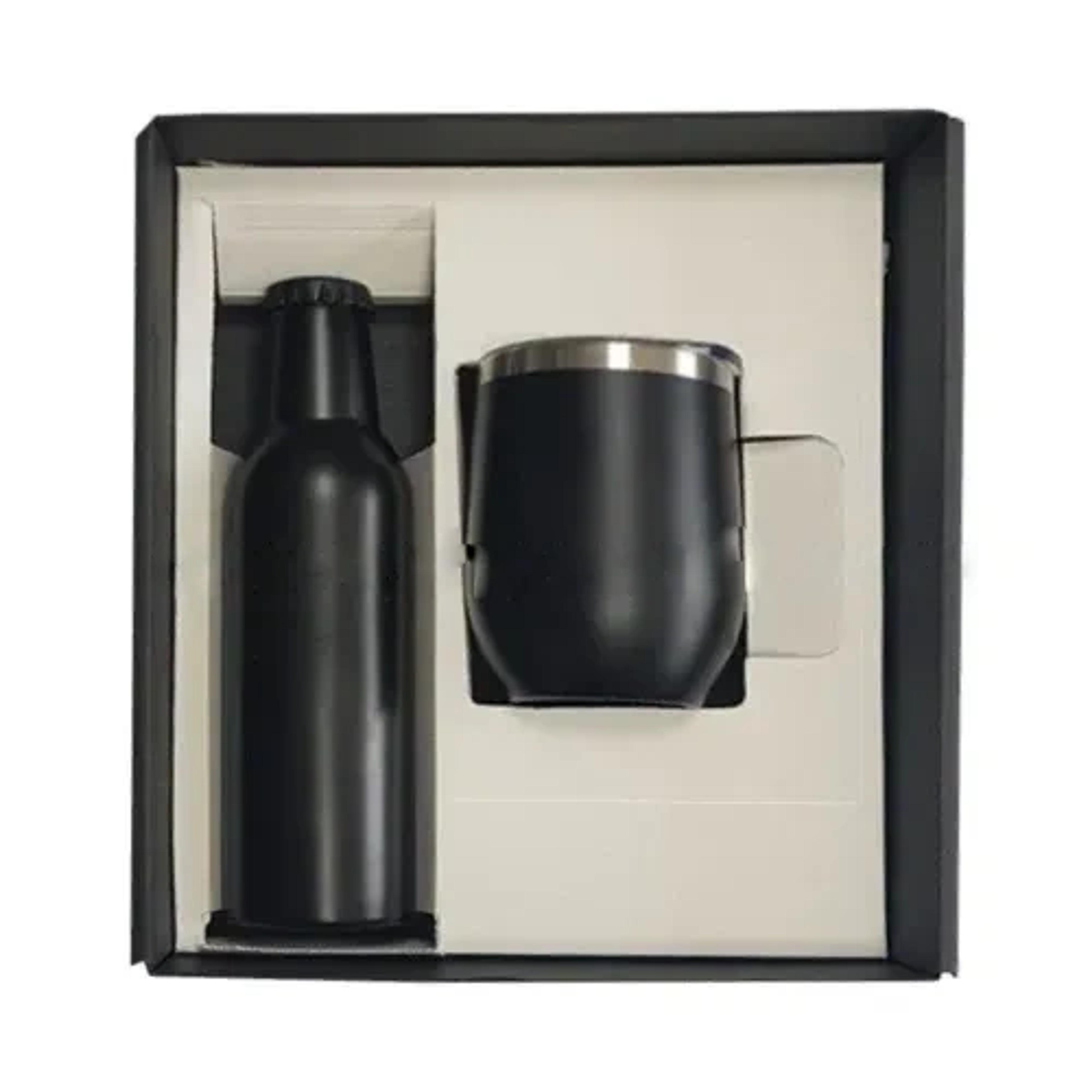 Cola Bottle With Double Wall Mug