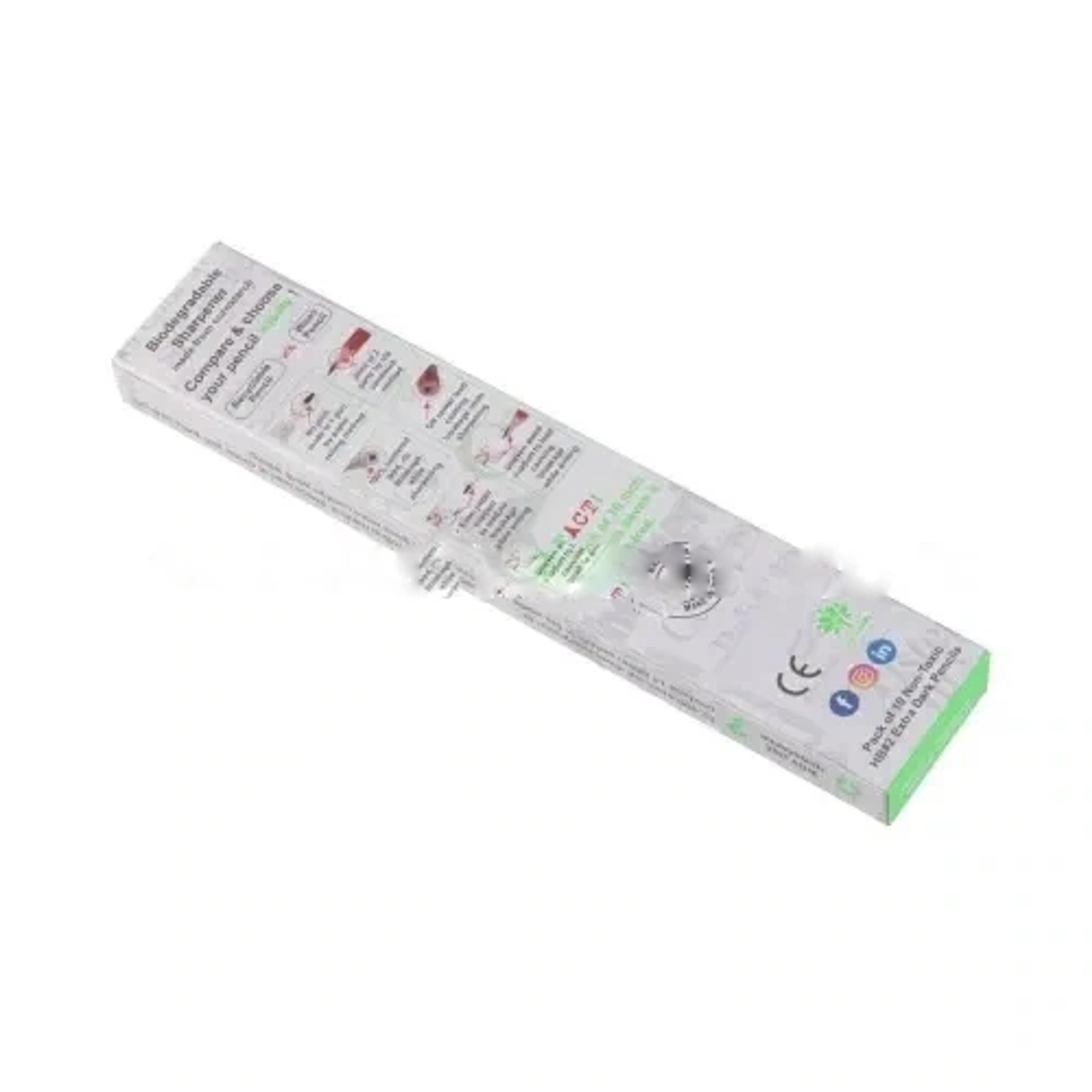 Eco-Friendly Recycled Newspaper Pencils with Eraser & Sharpener