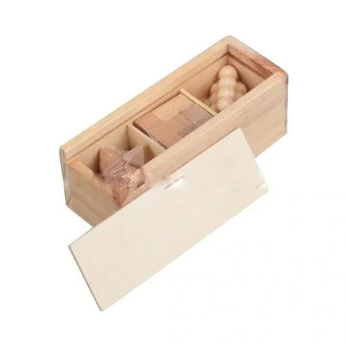 3 Pcs Brain Teaser Puzzle Set