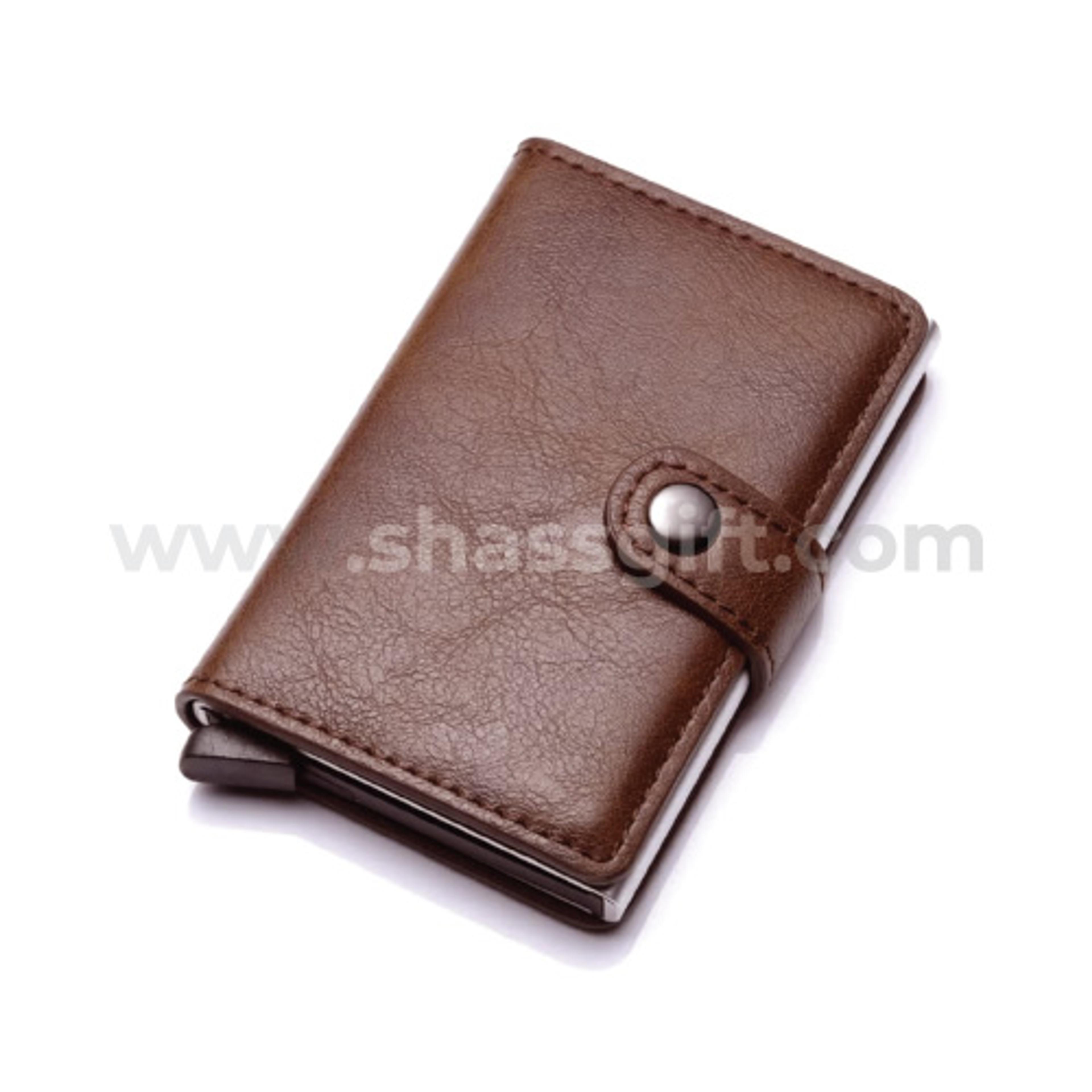 RFID Minimalist Pop-Up Card Holder Wallet