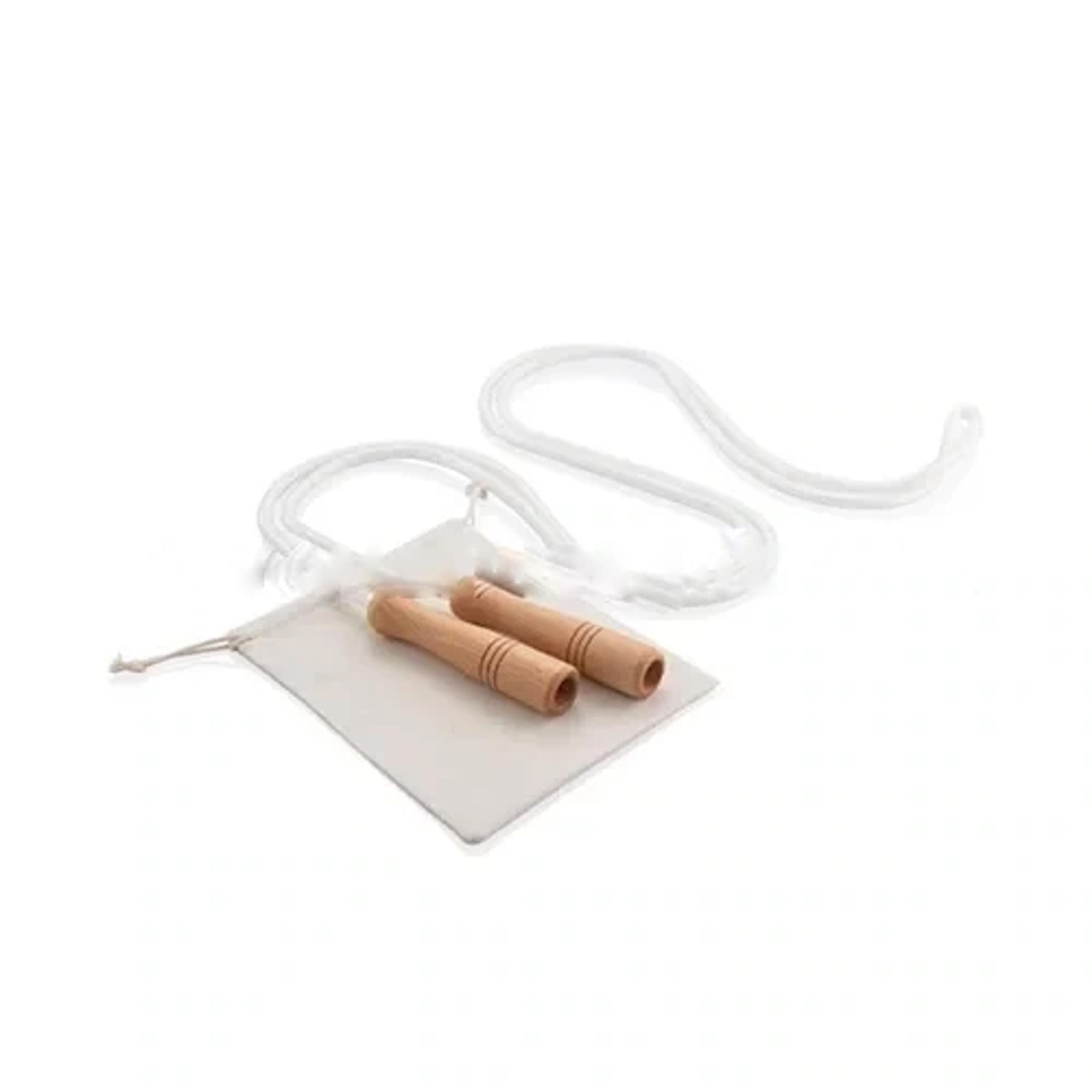 Cotton Jumping Rope In A Cotton Pouch