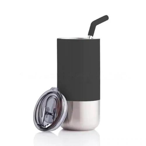 Vacuum Insulated Tumbler With Reusable Straw 540 ml