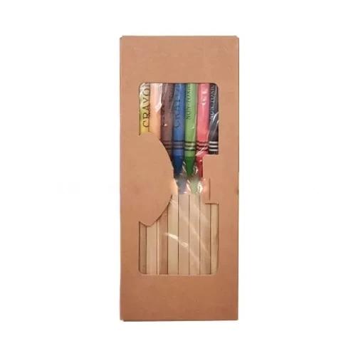 Colored Pencil, Crayon Set With Coloring Sheets