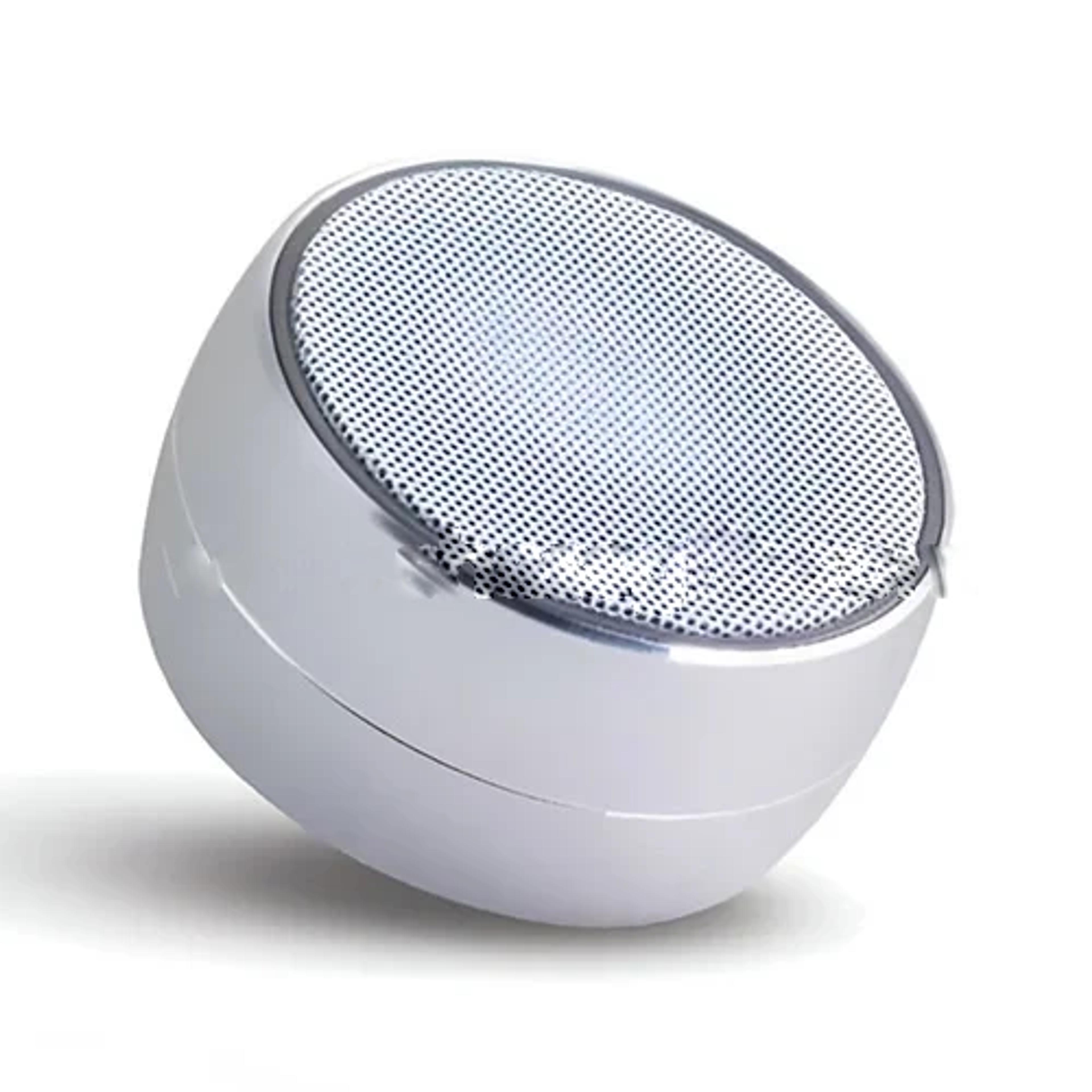 Round Metallic Bluetooth Speaker