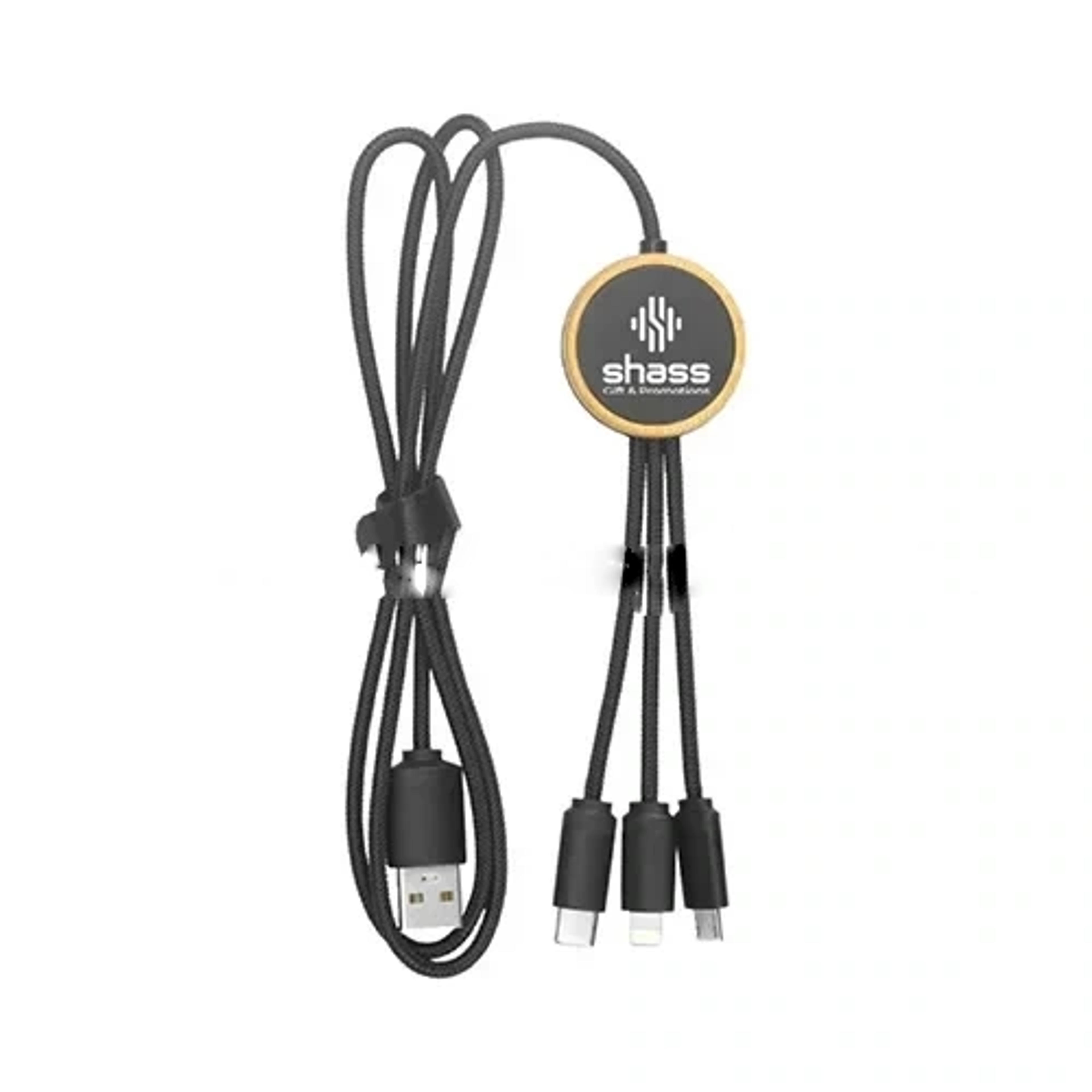 Bamboo 3-in-1 Multi-charging Long Cable