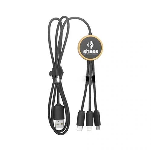 Bamboo 3-in-1 Multi-charging Long Cable