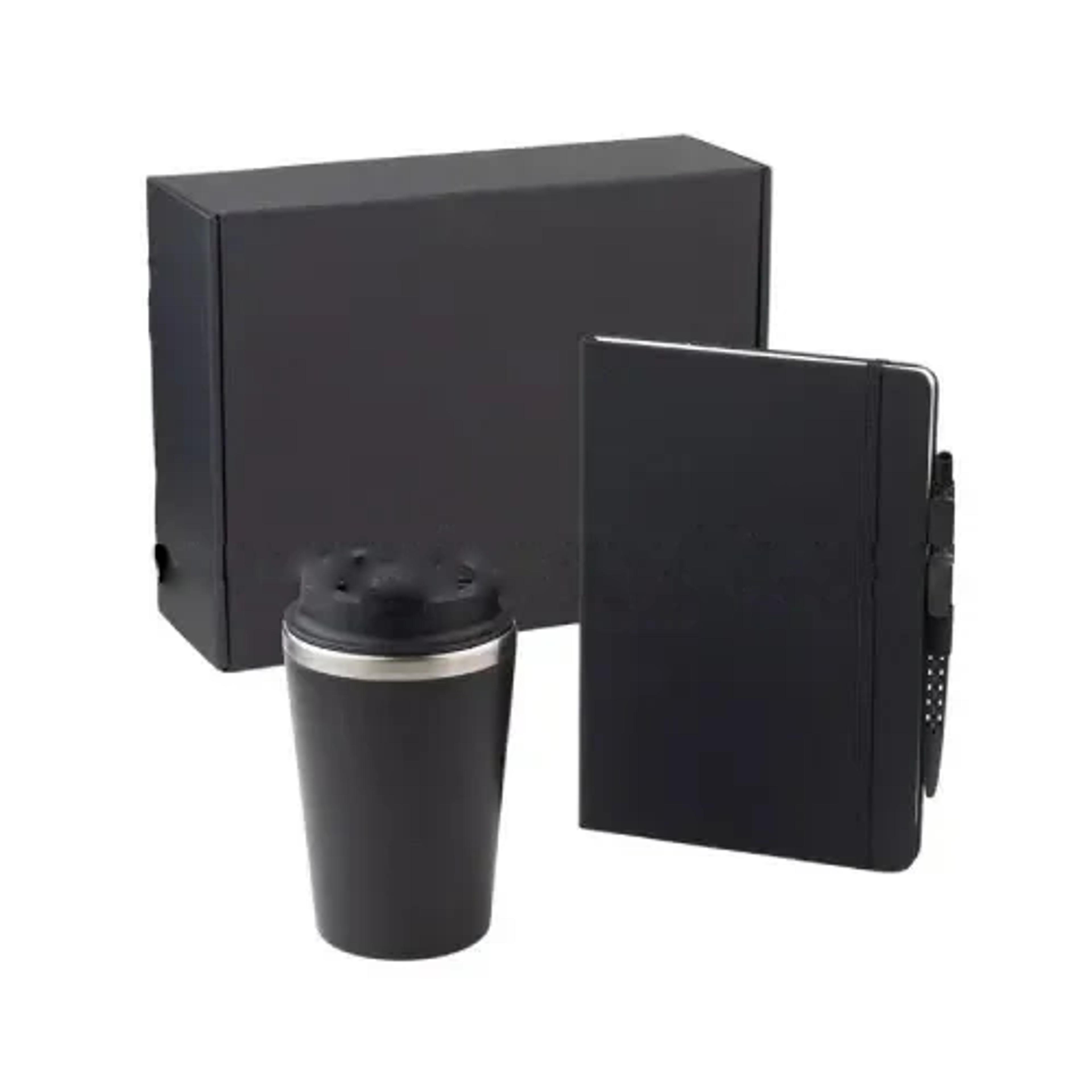 Set of Double Walled Tumbler, A5 Notebook And Pen