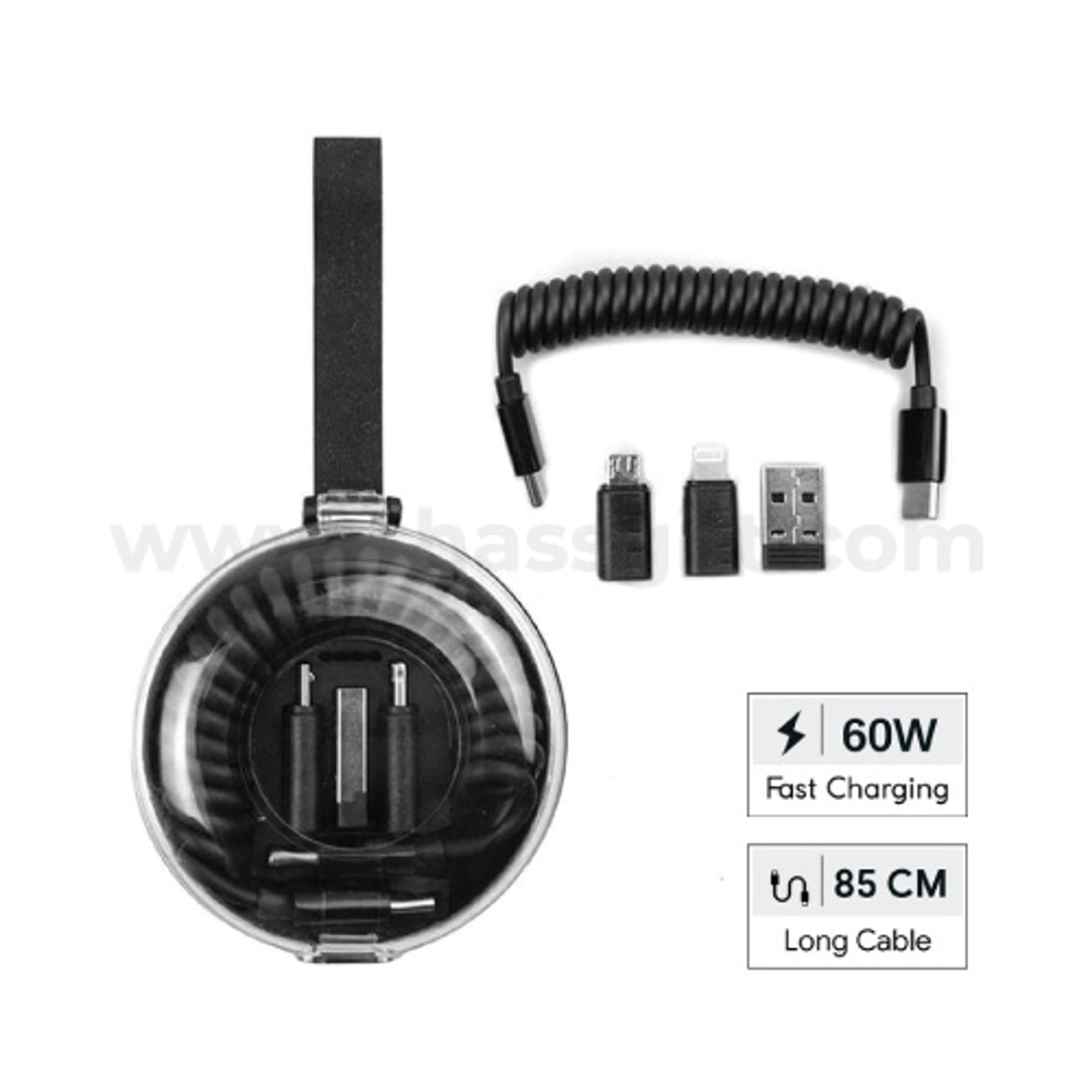 Curled Cable &amp; Adapter Kit