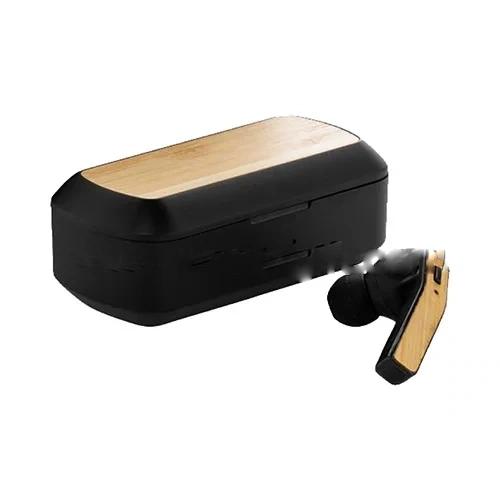 Bamboo Earbuds in Charging Case
