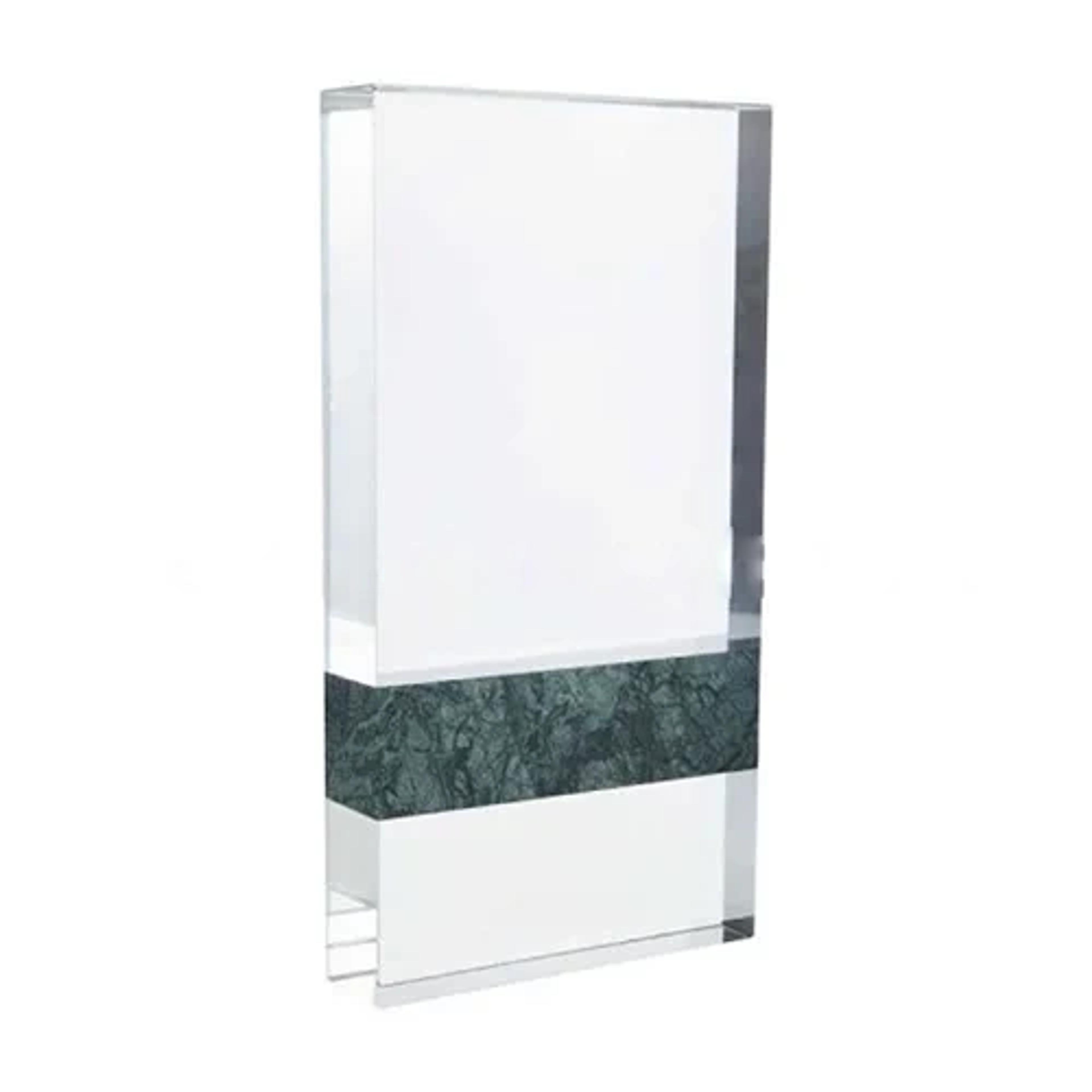 Rectangle Marble And Crystal Award