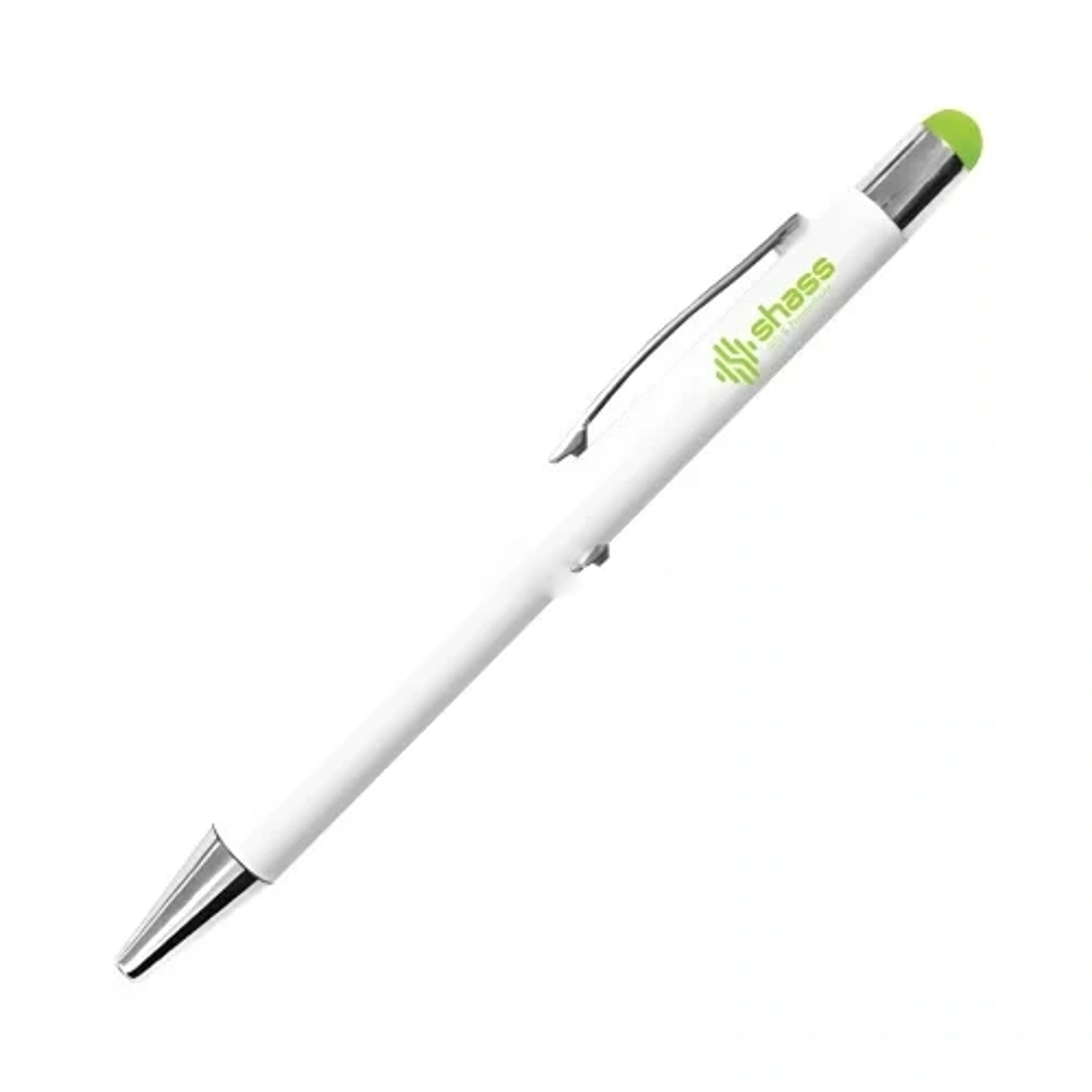 Head Color Full White Metal Pen