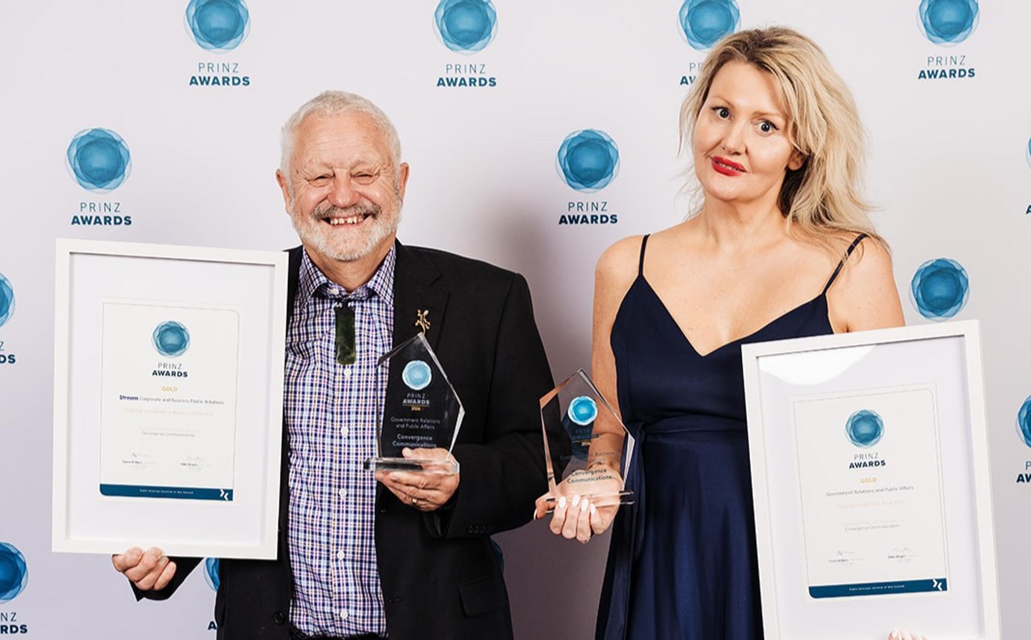 Convergence recognised with two PRINZ Gold Awards