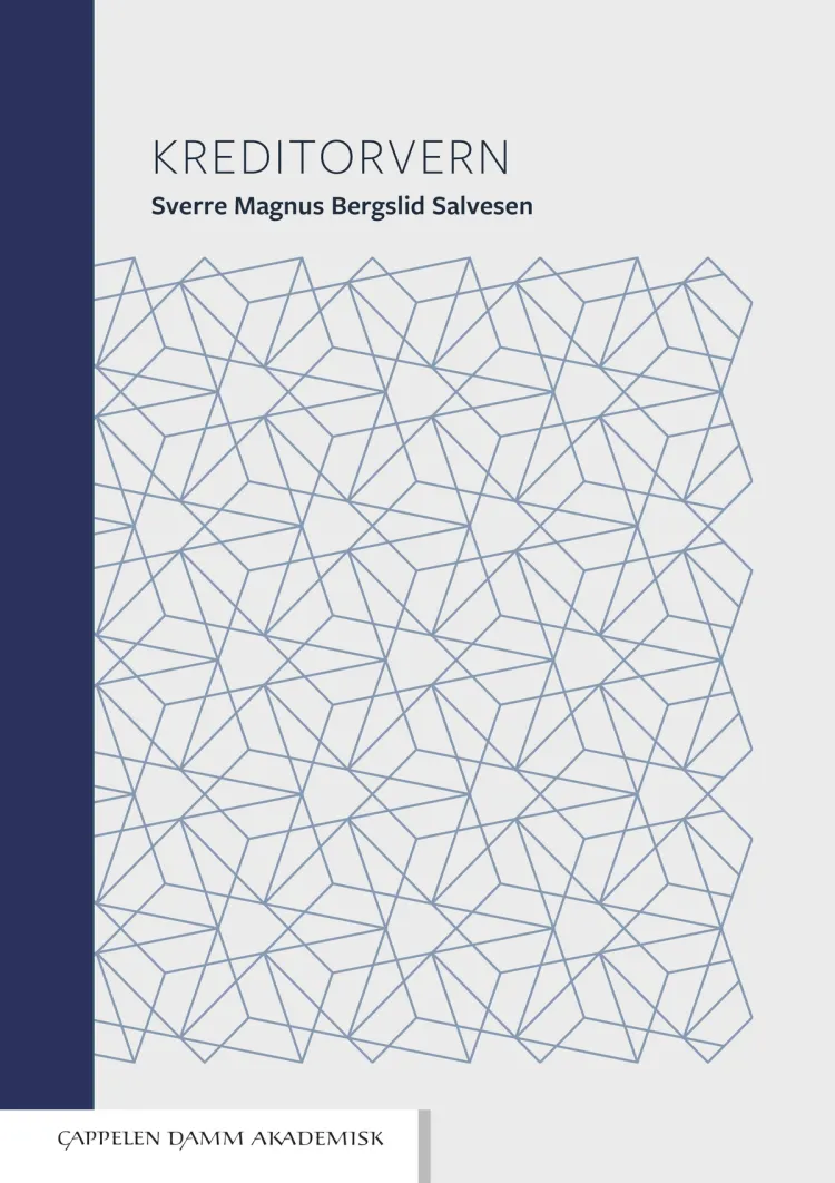 Omslag Kreditorvern av Sverre Magnus Bergslid Salvesen (Innbundet)