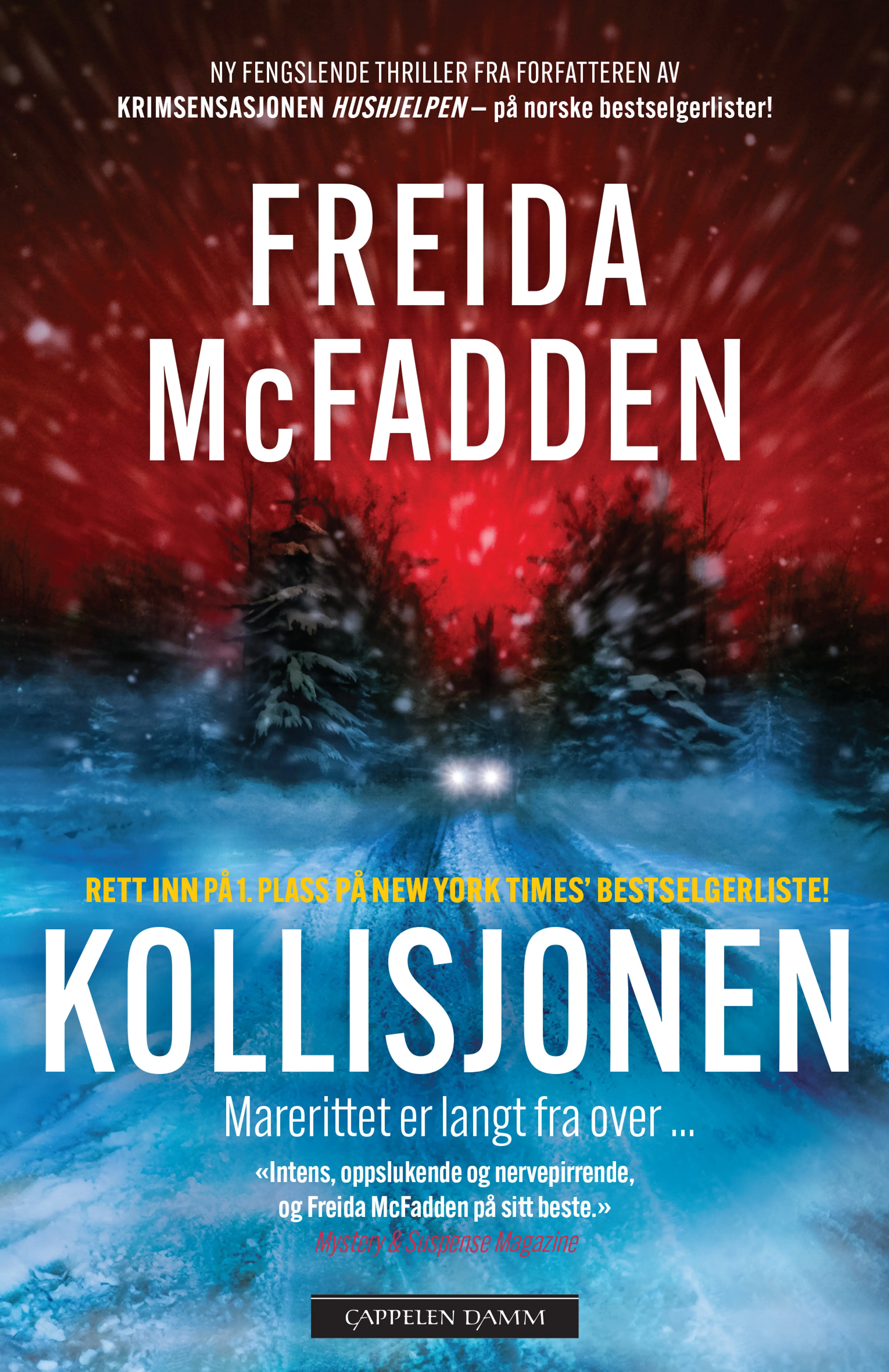 Omslag Kollisjonen av Freida McFadden (Heftet)