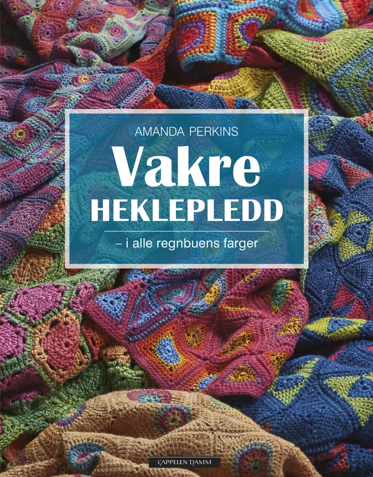 Omslag Vakre heklepledd av Amanda Perkins (Innbundet)