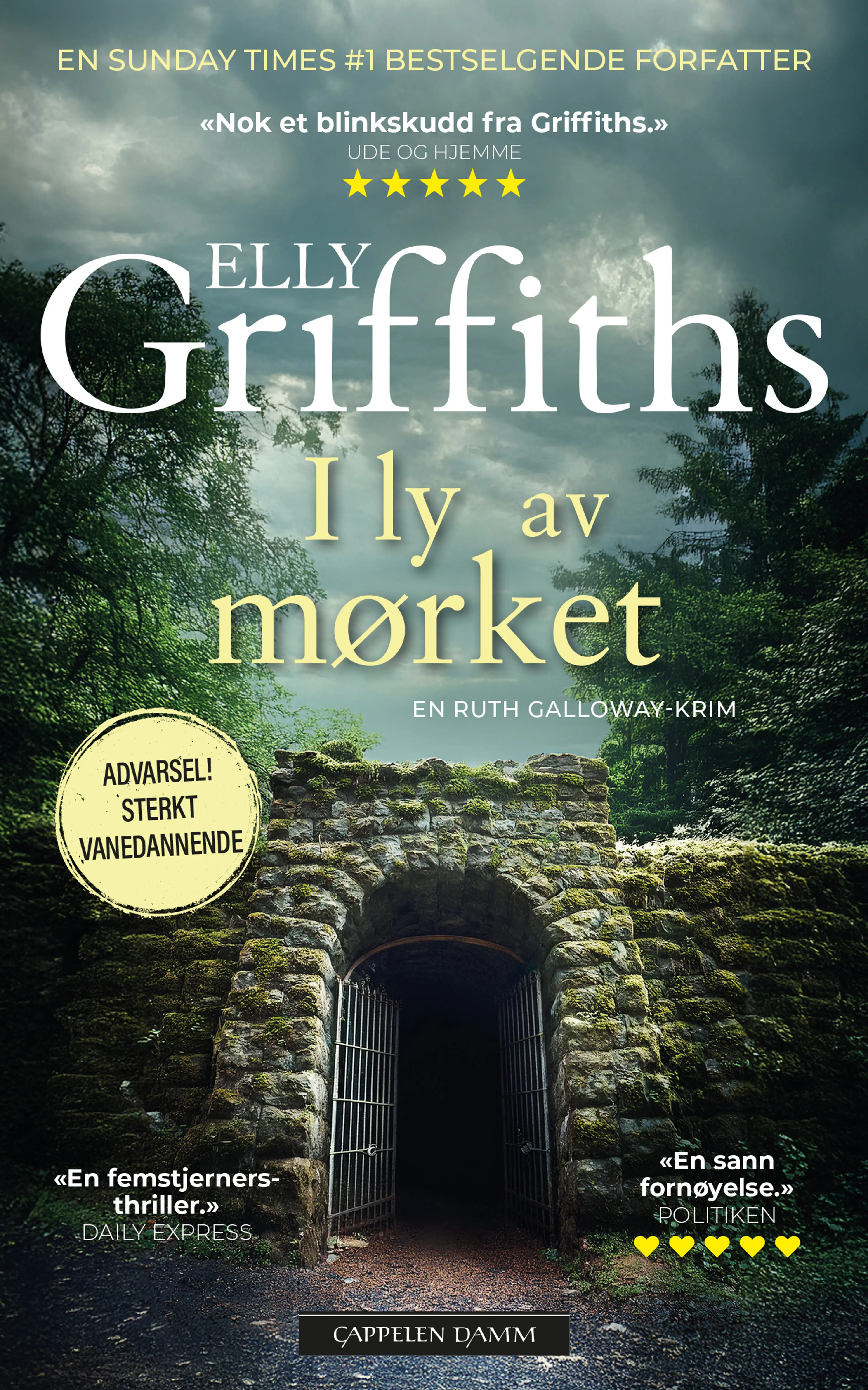 Omslag I ly av mørket av Elly Griffiths (Heftet)
