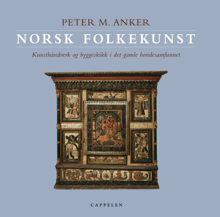 Omslag Norsk folkekunst av Peter M. Anker (Innbundet)