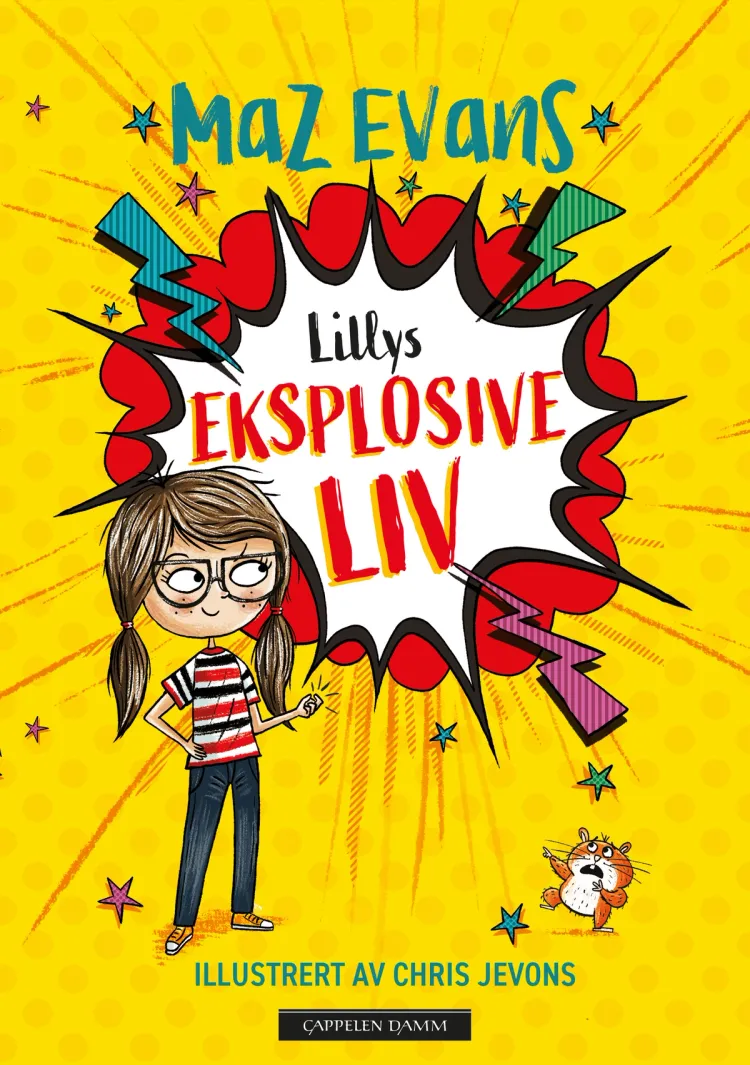 Omslag Lillys eksplosive liv av Maz Evans (Ebok)