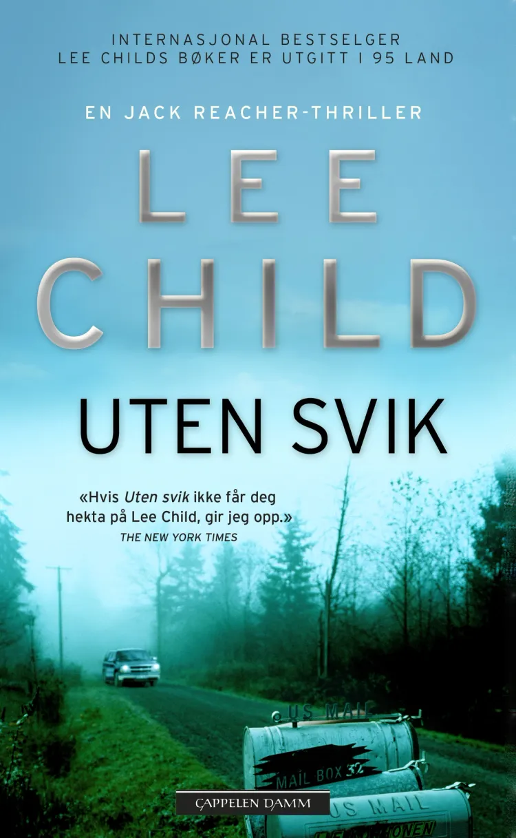 Omslag Uten svik av Lee Child (Innbundet)
