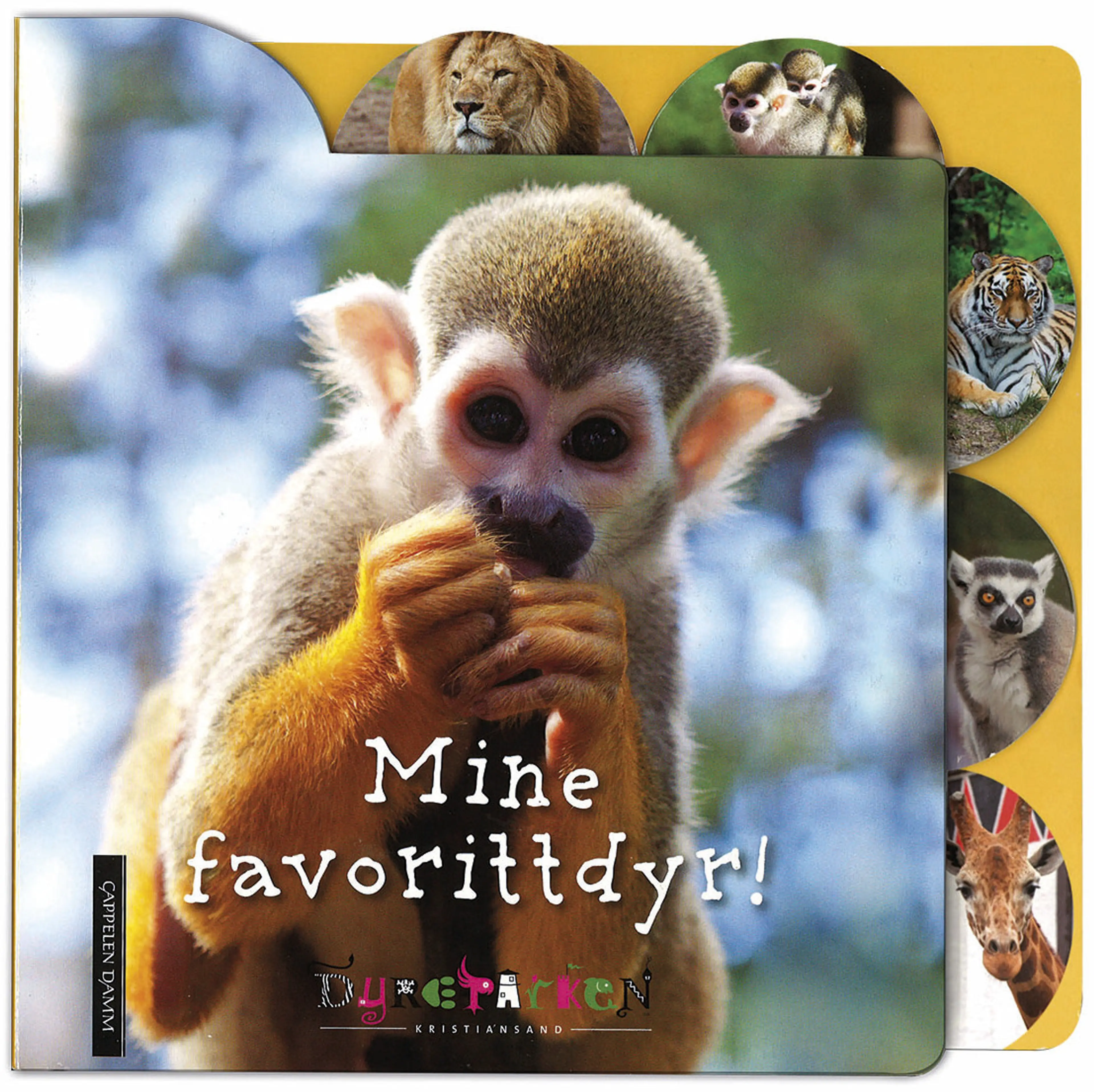 Omslag Dyreparken - Mine favorittdyr (Innbundet)