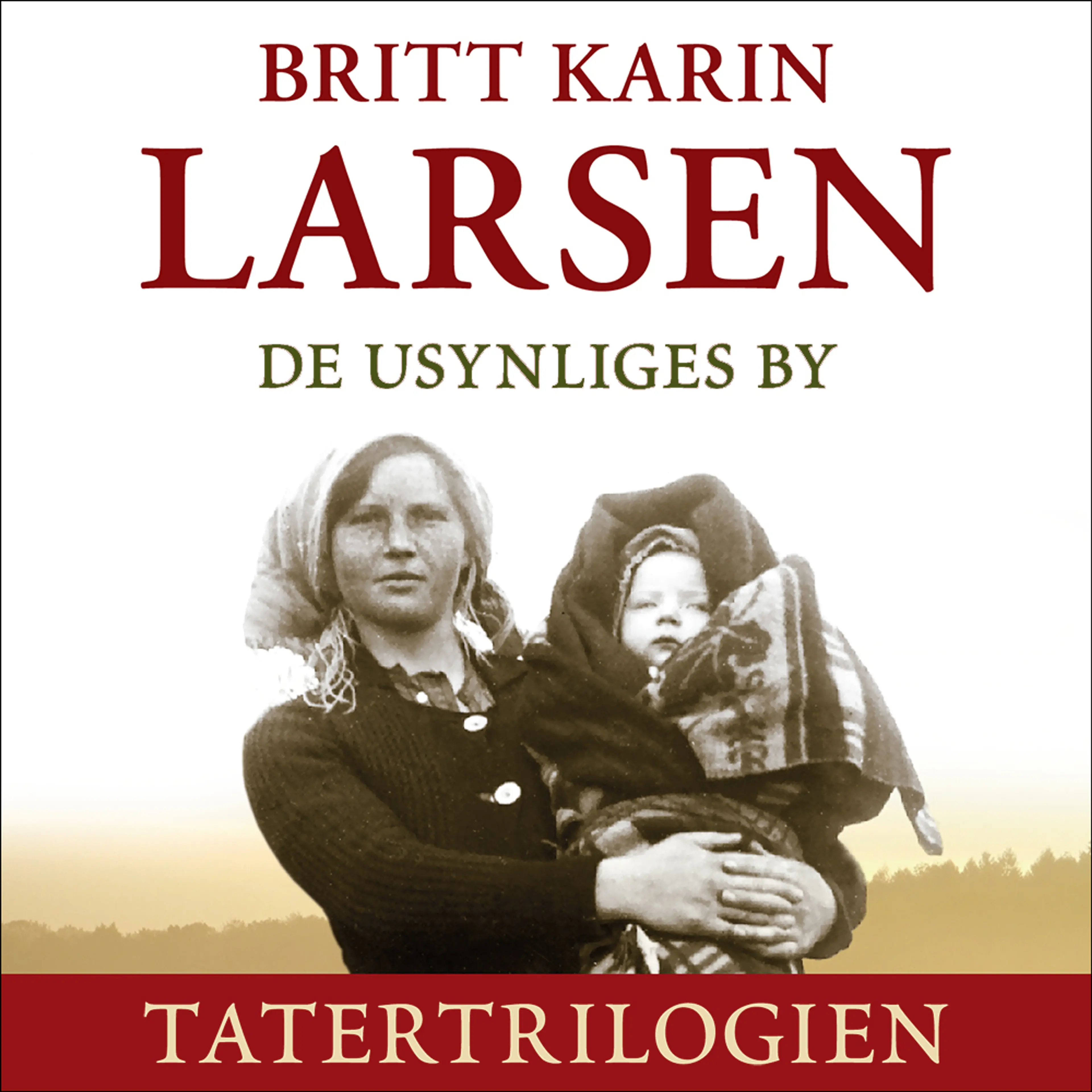 Omslag De usynliges by av Britt Karin Larsen (Lydbok)