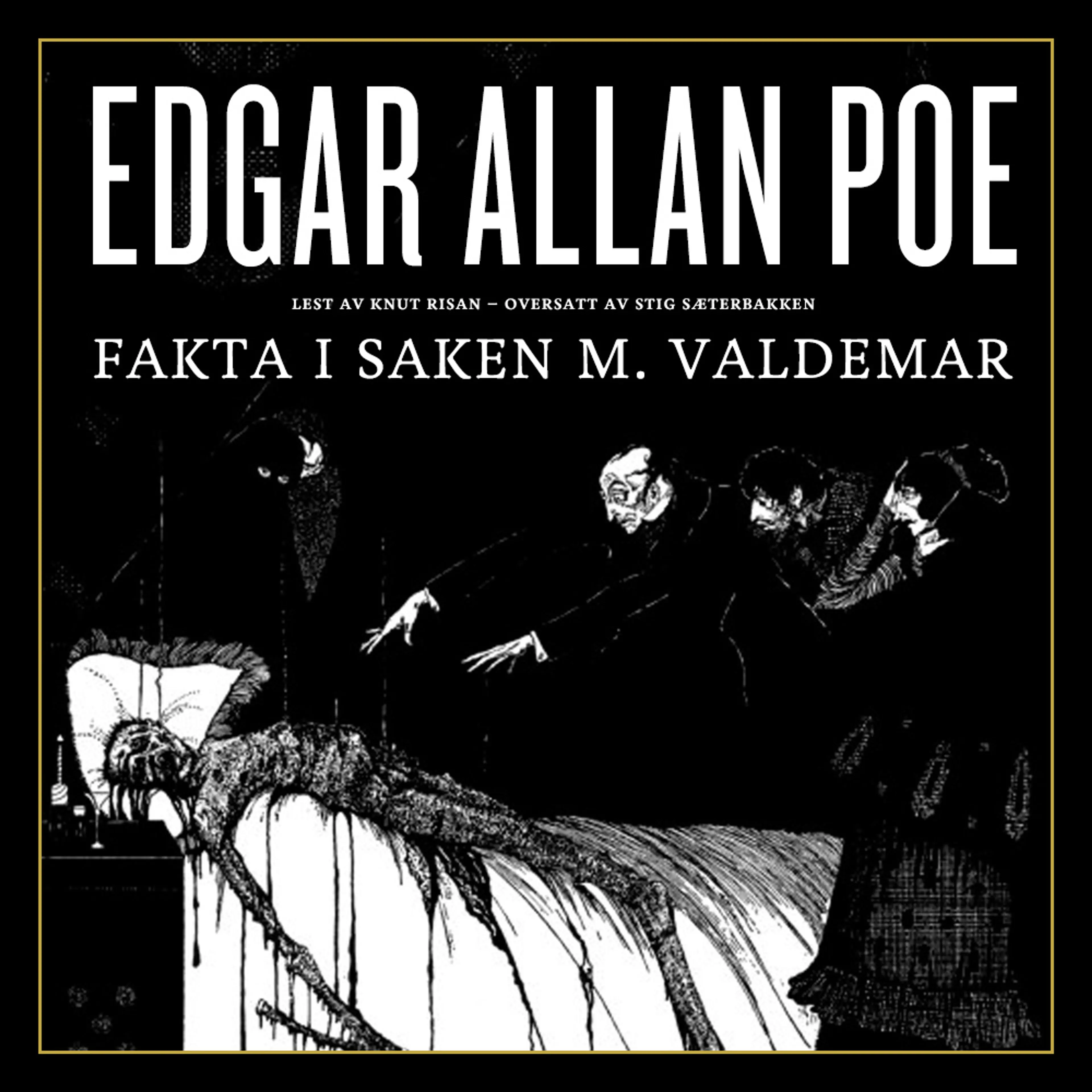 Omslag Fakta i saken M. Valdemar av Edgar Allan Poe (Lydbok)