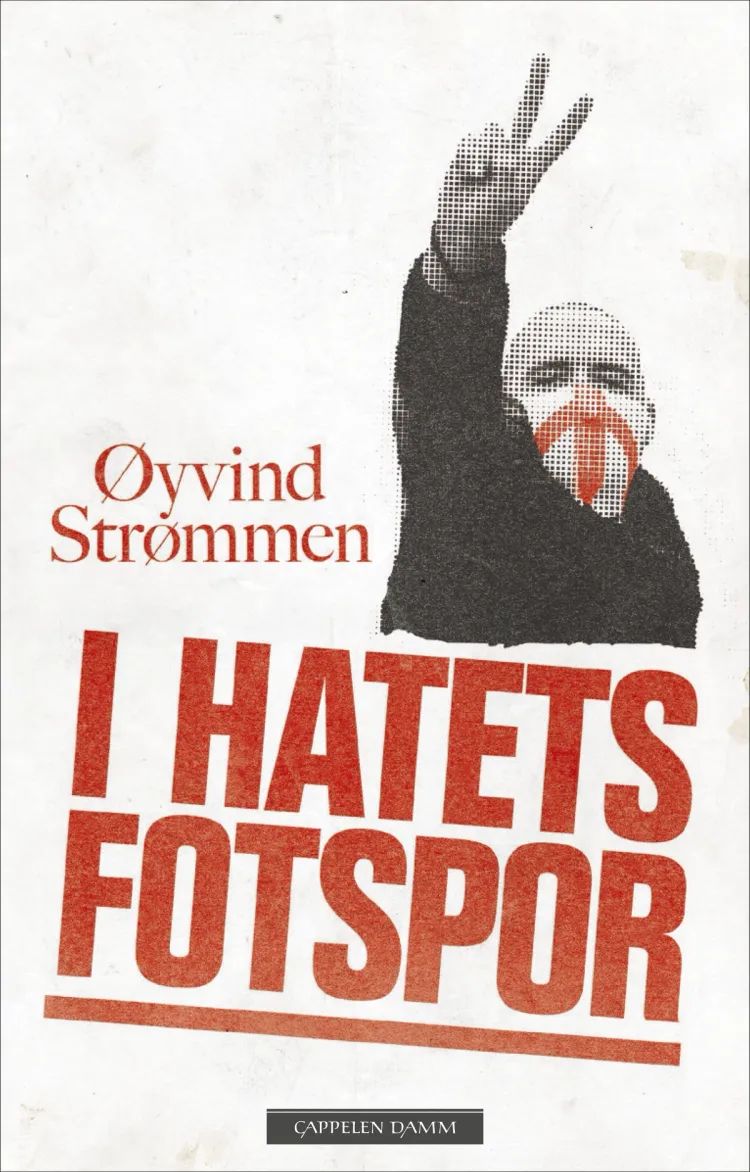 Omslag I hatets fotspor av Øyvind Strømmen (Innbundet)