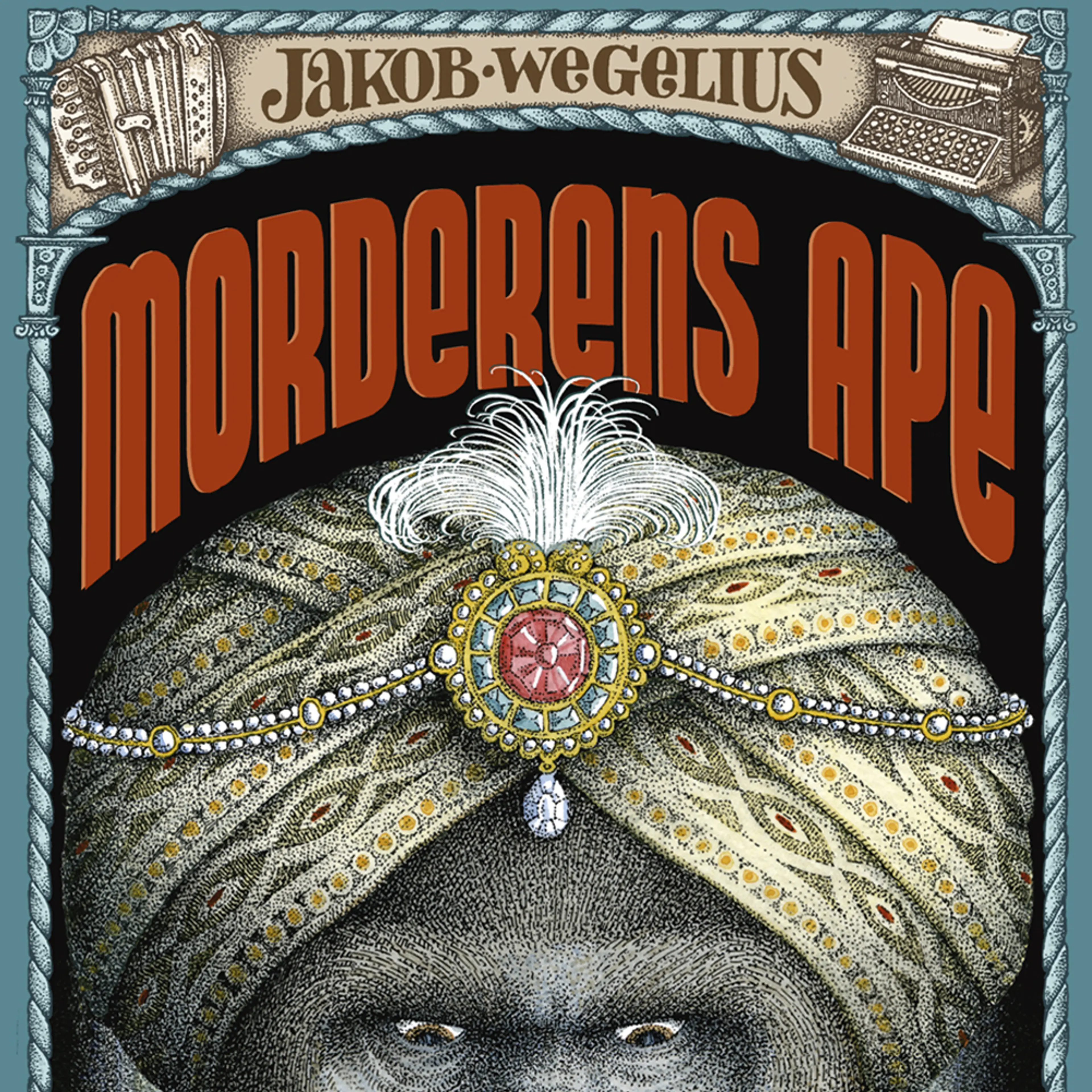 Omslag Morderens ape av Jakob Wegelius (Lydbok)