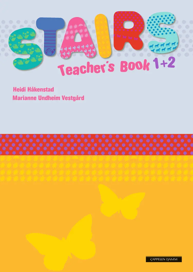 Omslag Stairs 1+2 Teacher´s Book av Heidi Håkenstad og Marianne Undheim Vestgård (Ukjent)