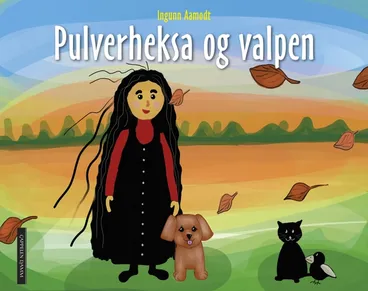 Omslag Pulverheksa og valpen av Ingunn Aamodt (Innbundet)