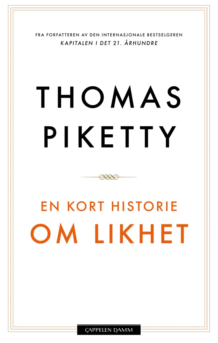Omslag En kort historie om likhet av Thomas Piketty (Ebok)