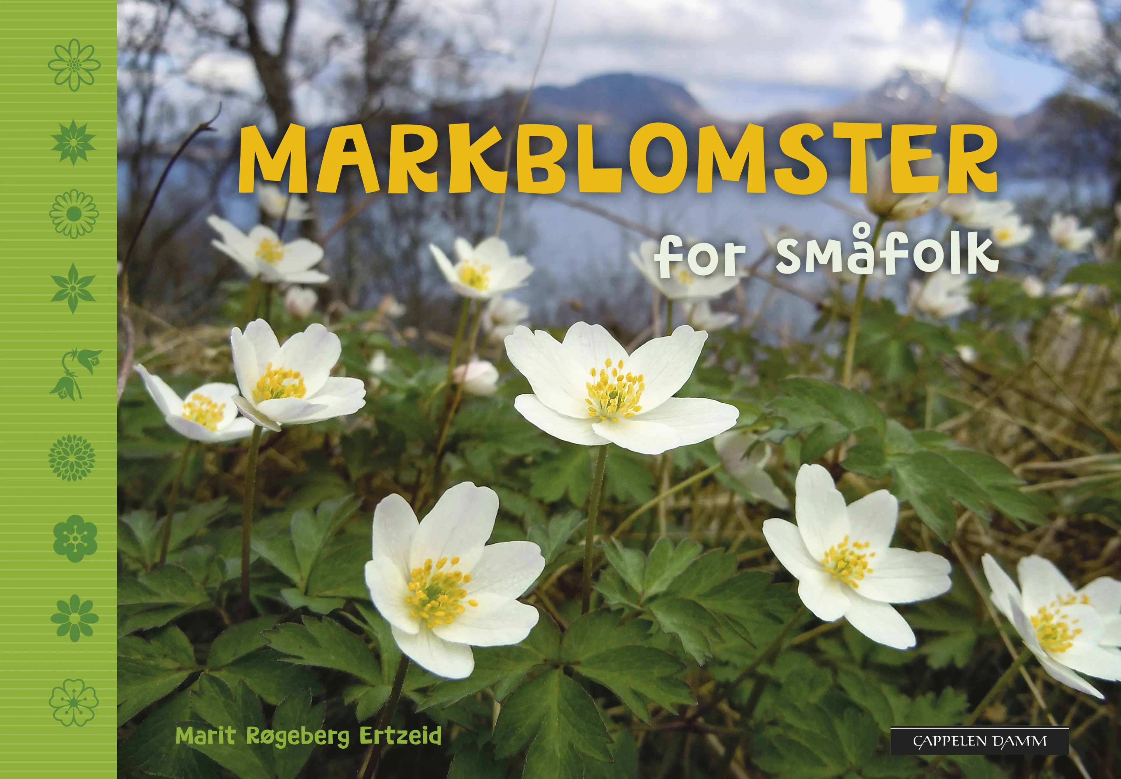 Omslag Markblomster for småfolk av Marit Røgeberg Ertzeid (Innbundet)